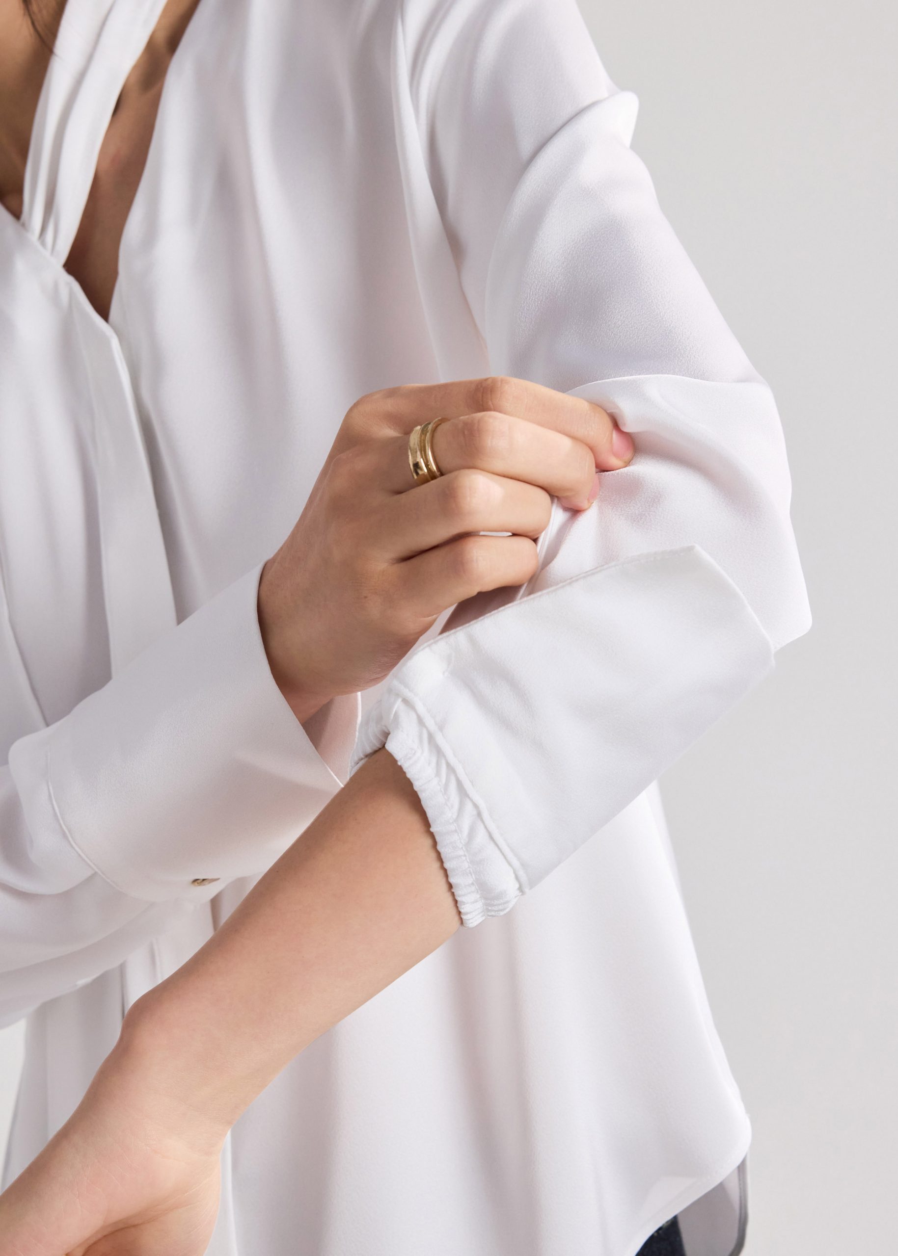 RuchedReady® Multi-way Satin Shirt - Image 6