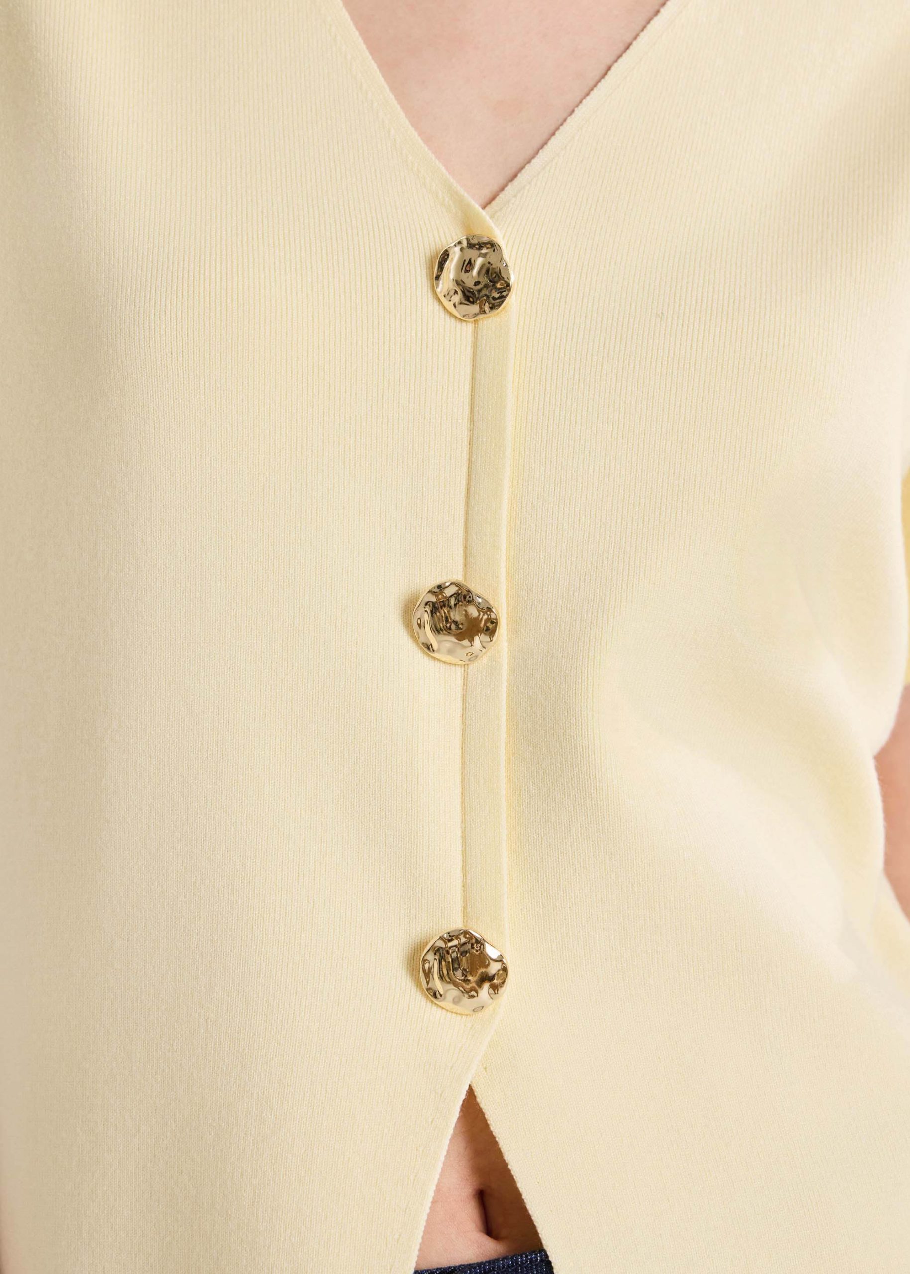 Amrita Knit V-neck Top - Image 23