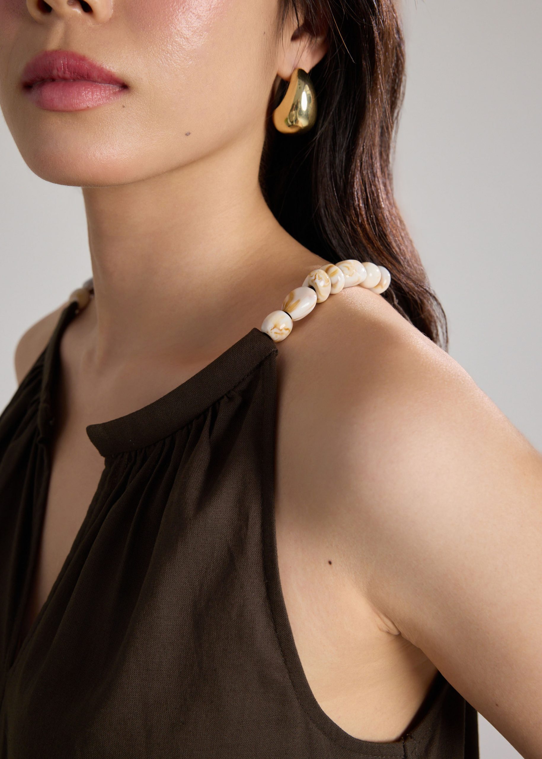 Coastal Beads Trapeze Dress - Image 11