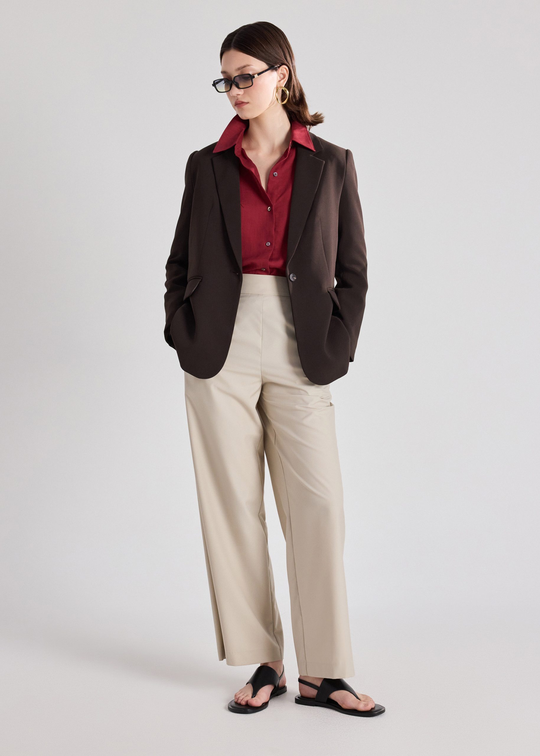 Rachel RuchedReady® Crepe Blazer - Image 10