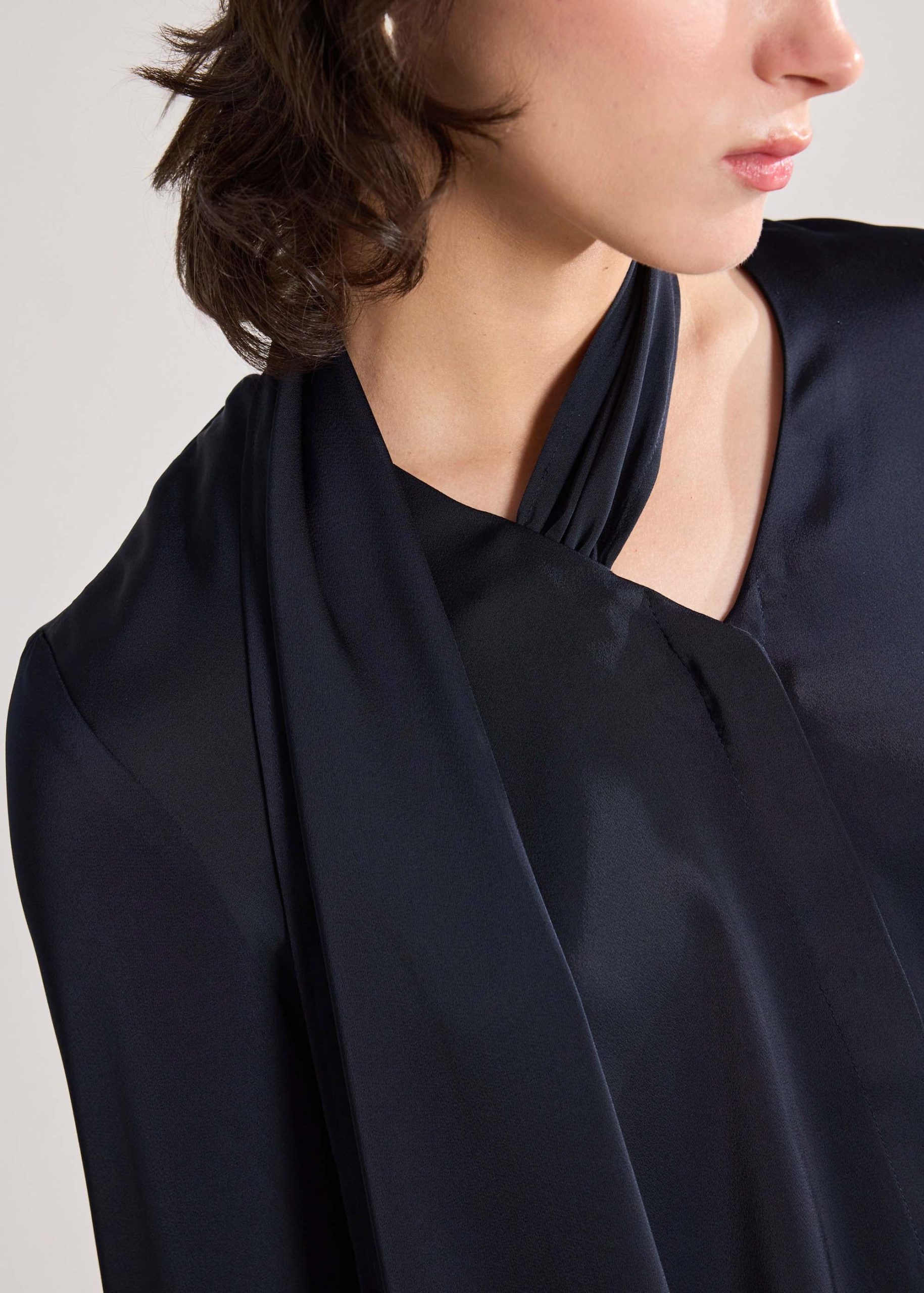 RuchedReady® Multi-way Satin Shirt - Image 14
