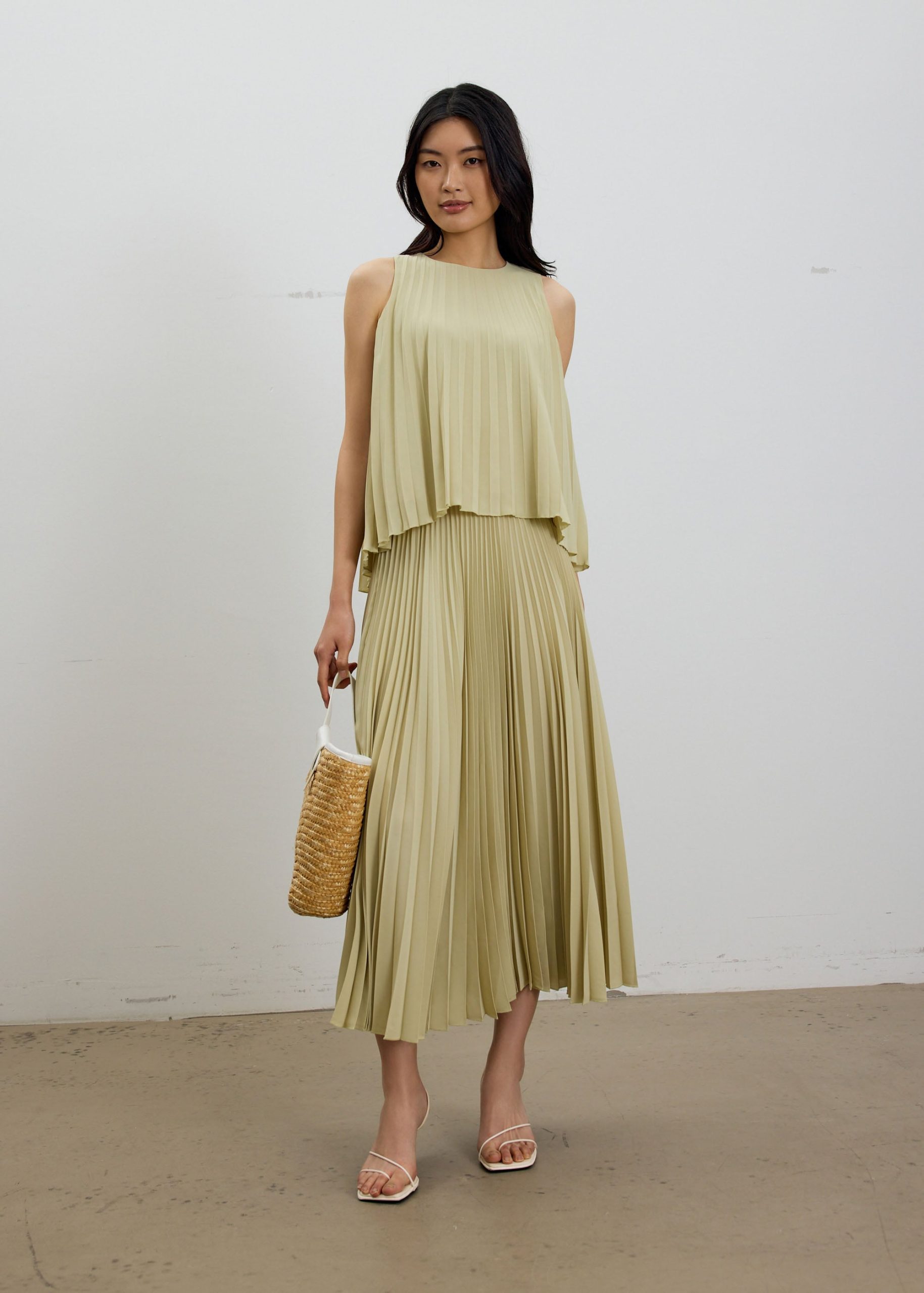 Wei Sunray Pleated Trapeze Shell Top - Image 25