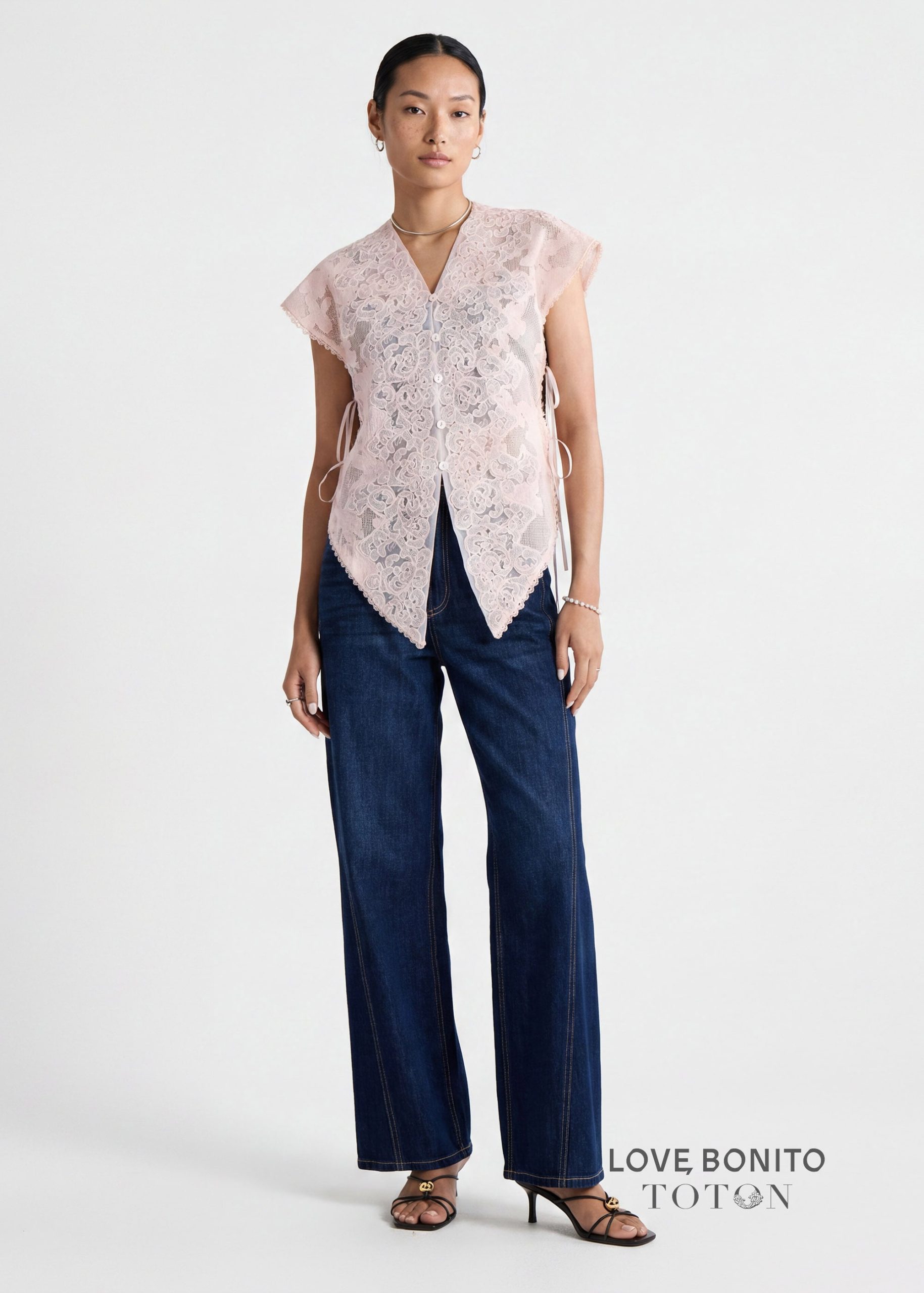Love, Bonito x TOTON Lace Kebaya Vest - Image 12