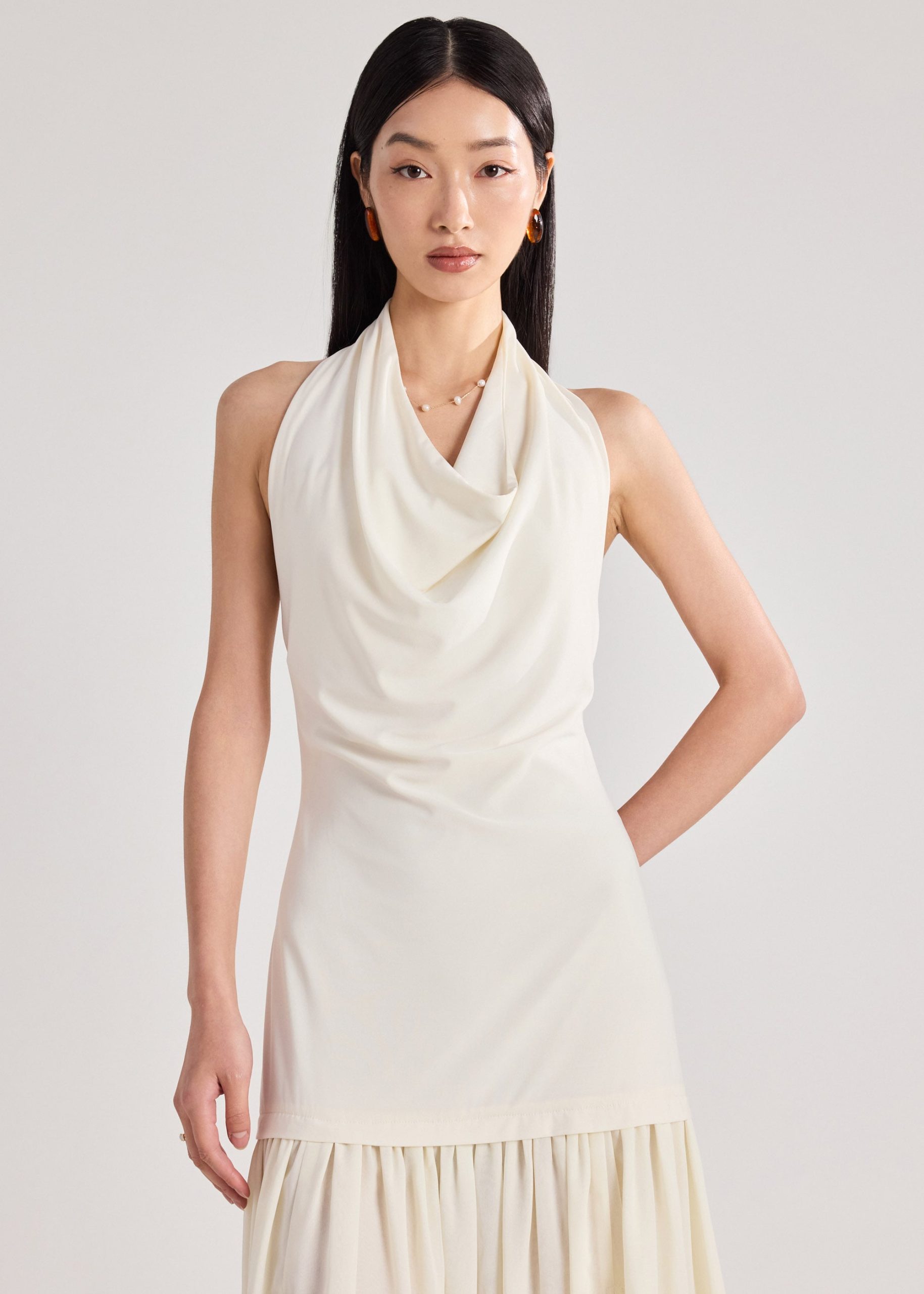 BraFree by LB Cowl Neck Dress - Image 3