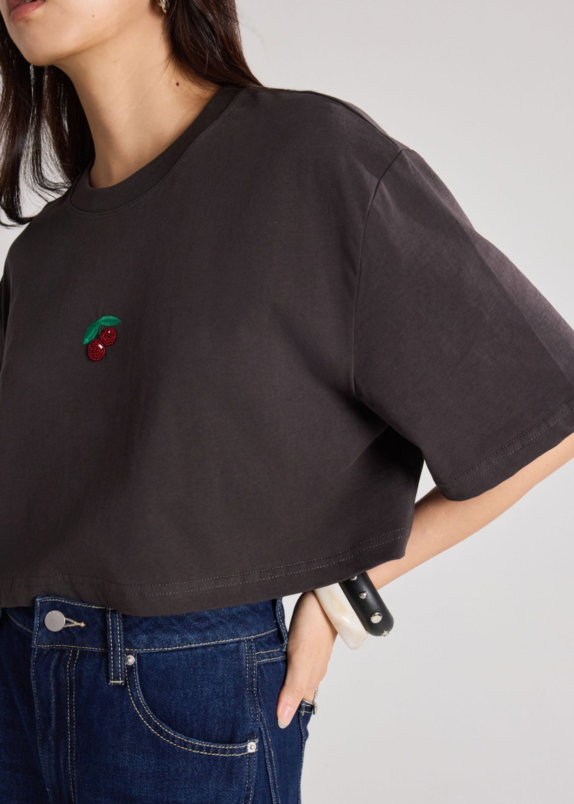 Cotton Embellished Tee - Image 5