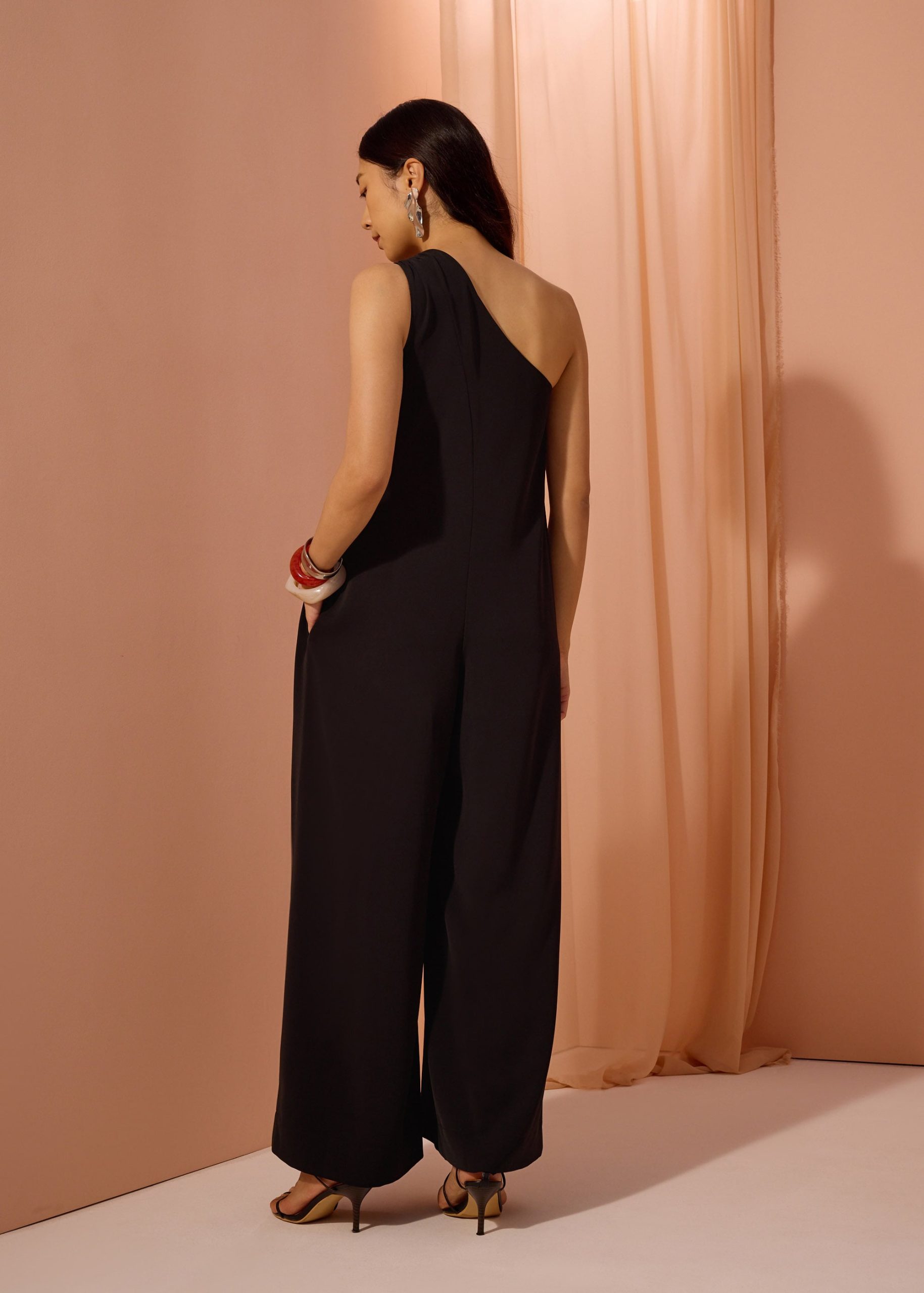 Leggy??Kanda Asymmetric Flare Jumpsuit - Image 6