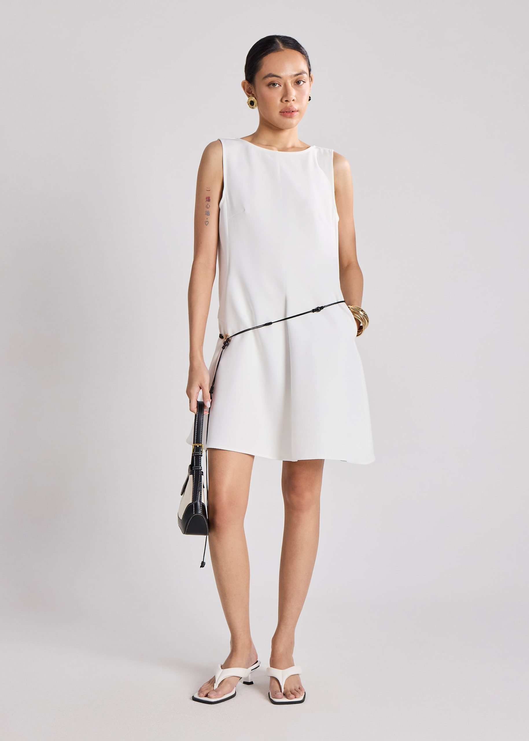 Ava Trapeze Mini Dress - Image 2