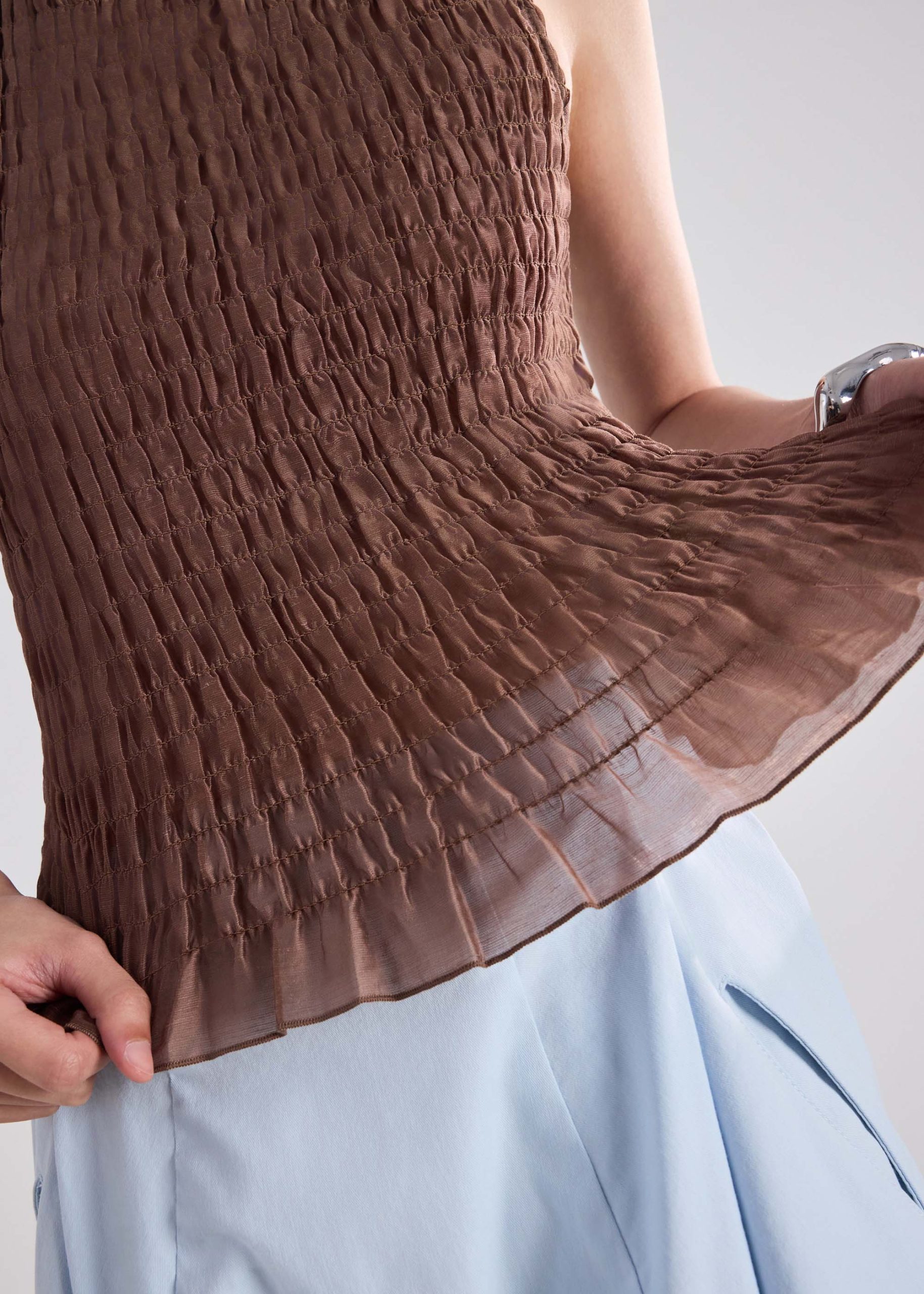 Lyocell Smocked Top - Image 11