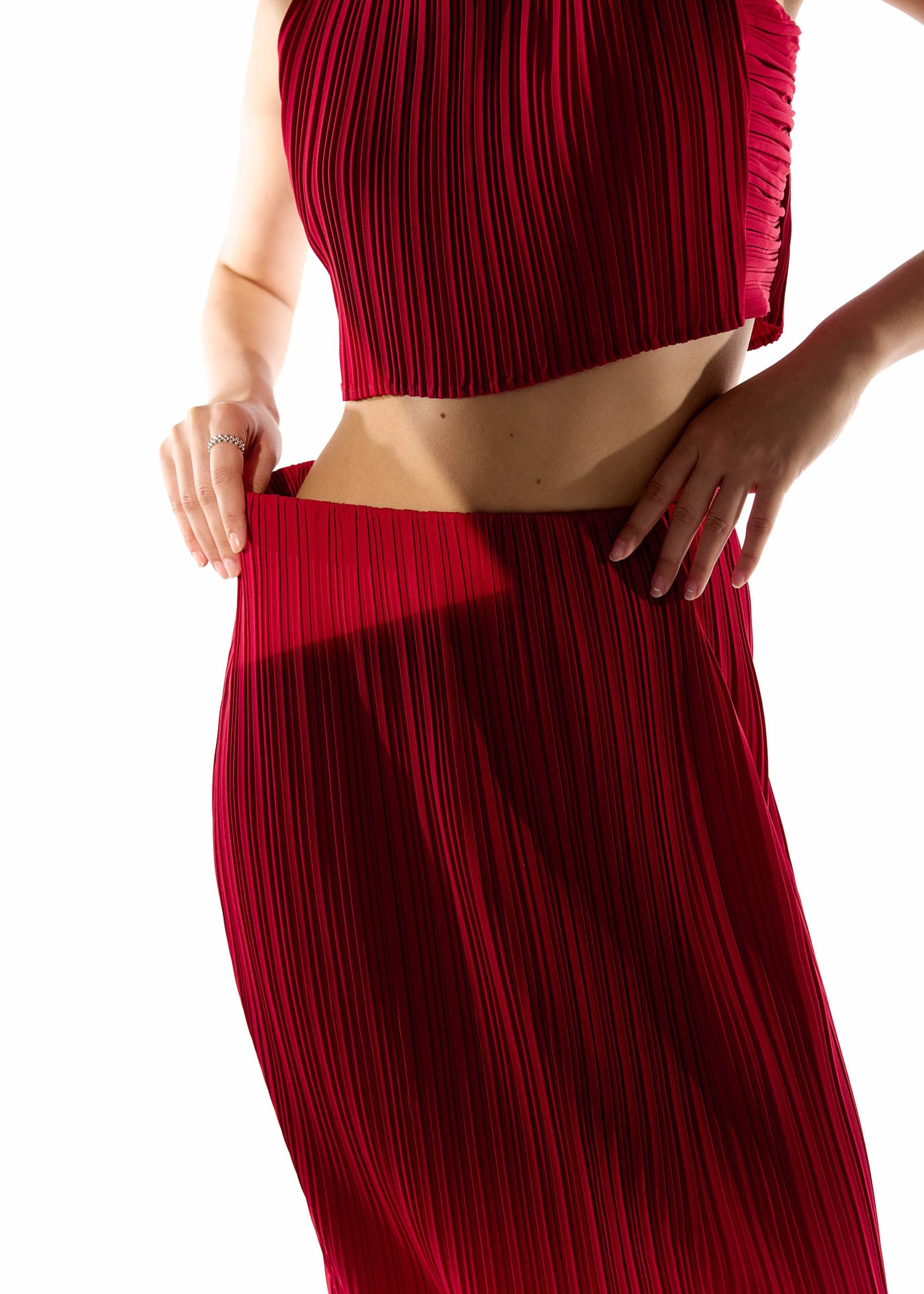 Gym Pleated Column Midi Skirt - Image 34