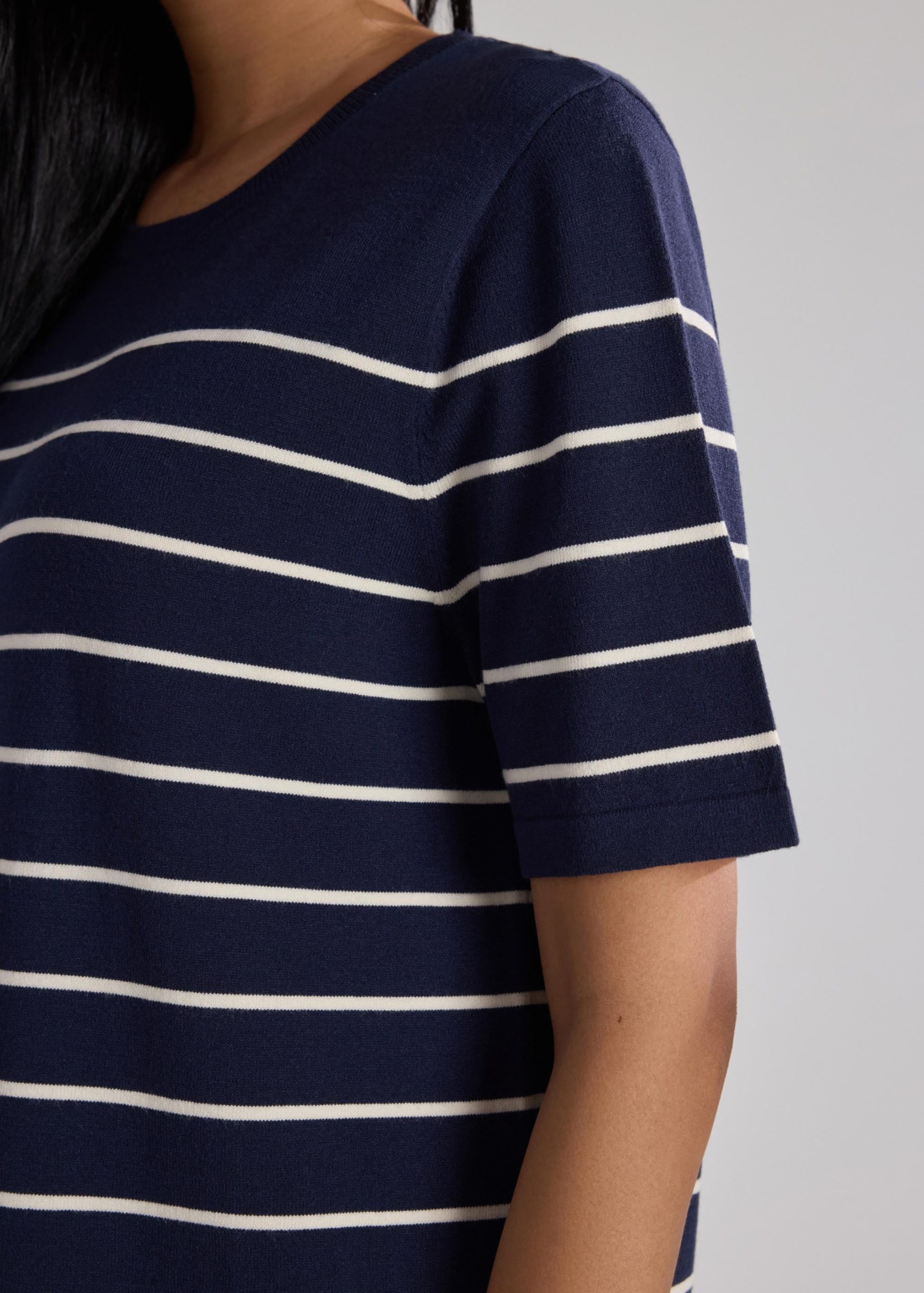 Resa Striped Knit Shift Dress - Image 11