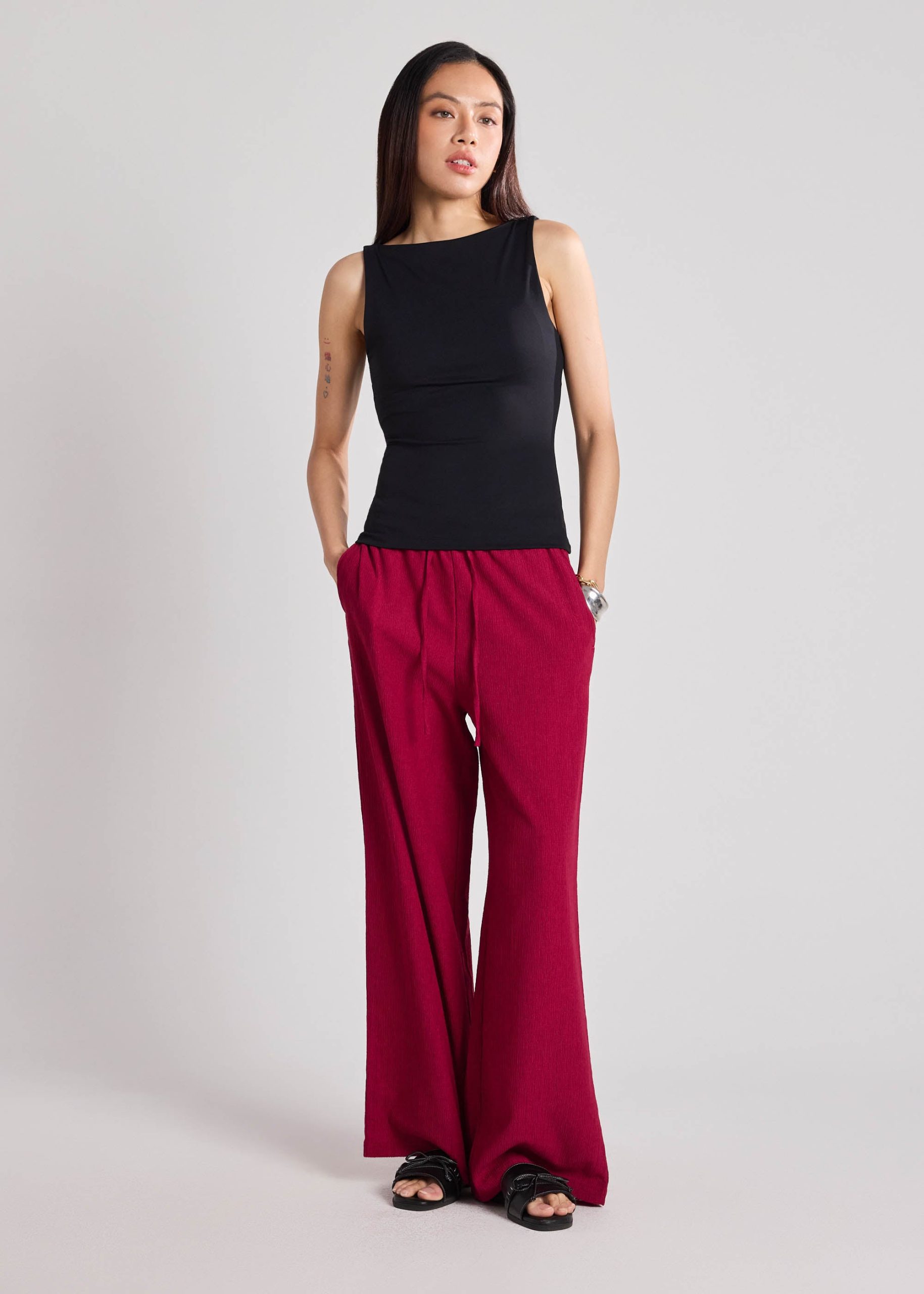 Crinkled Jersey Pants - Image 16