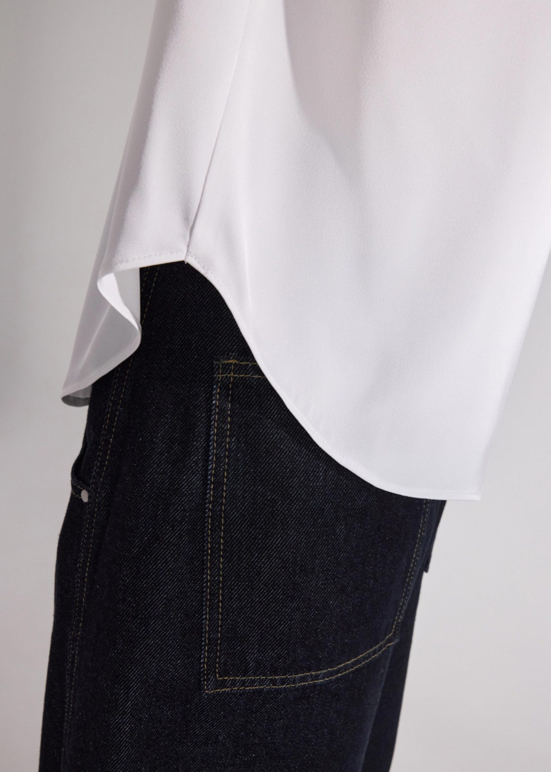 RuchedReady® Multi-way Satin Shirt - Image 7
