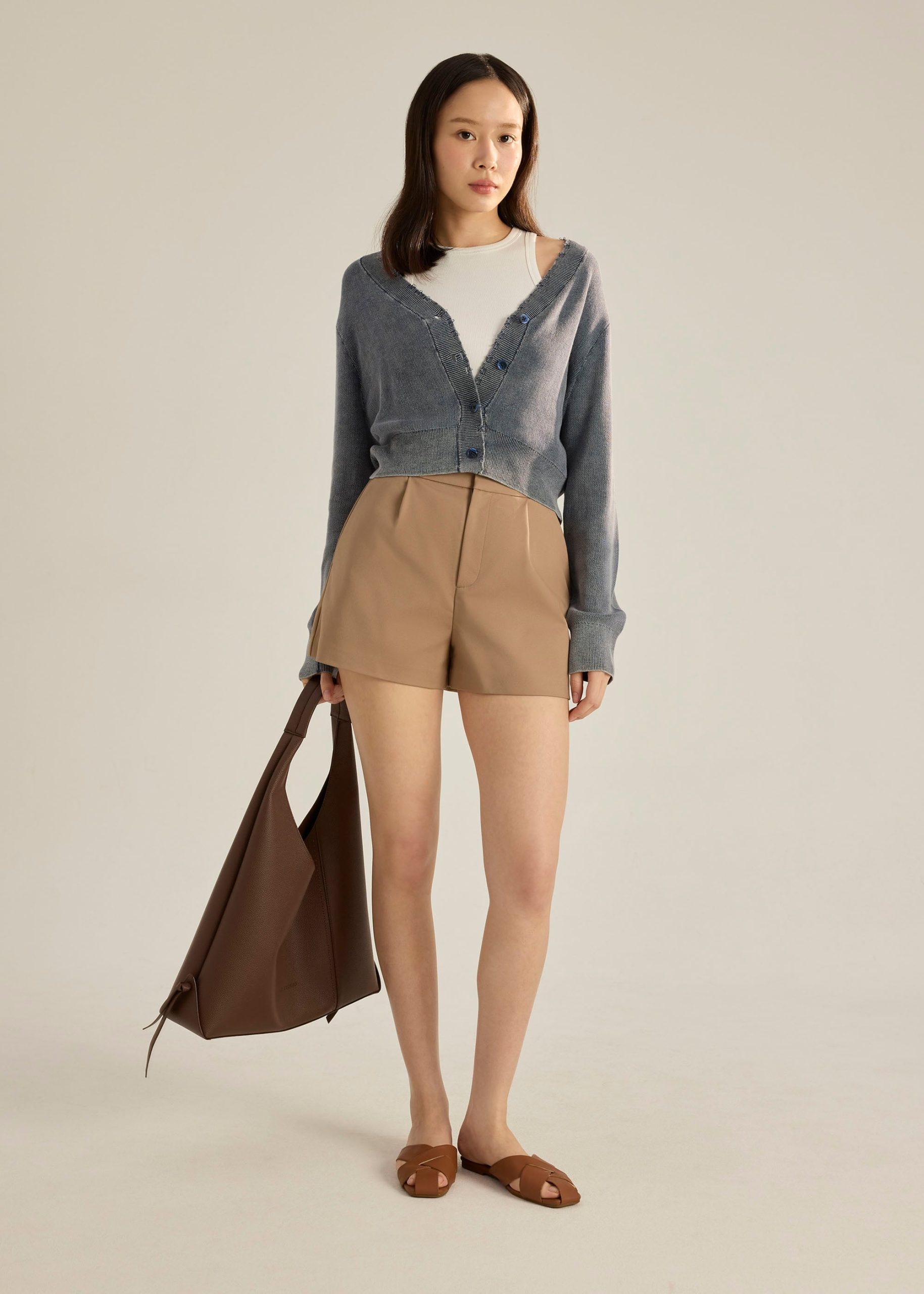 Distressed Knit Cardigan