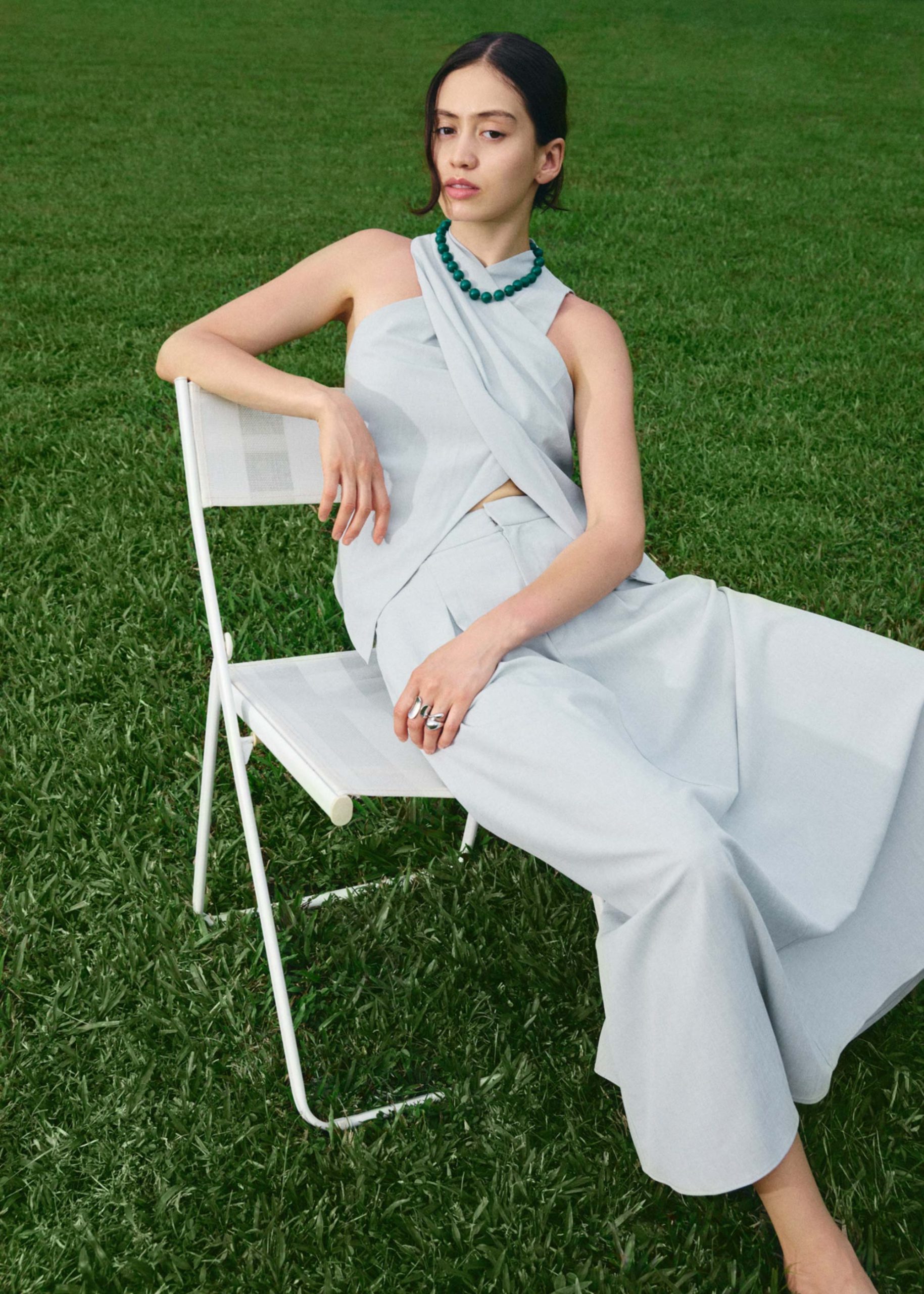 Eva Melange Halter Top - Image 8