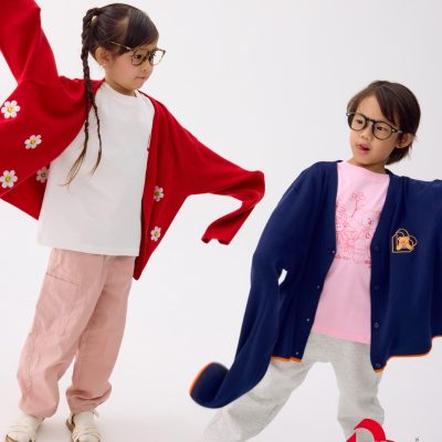 Love, Bonito | Wiggle Wiggle Kids' Knit Cardigan in Navy Blue