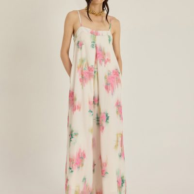 Wide Leg Jumpsuit in Summer Haze