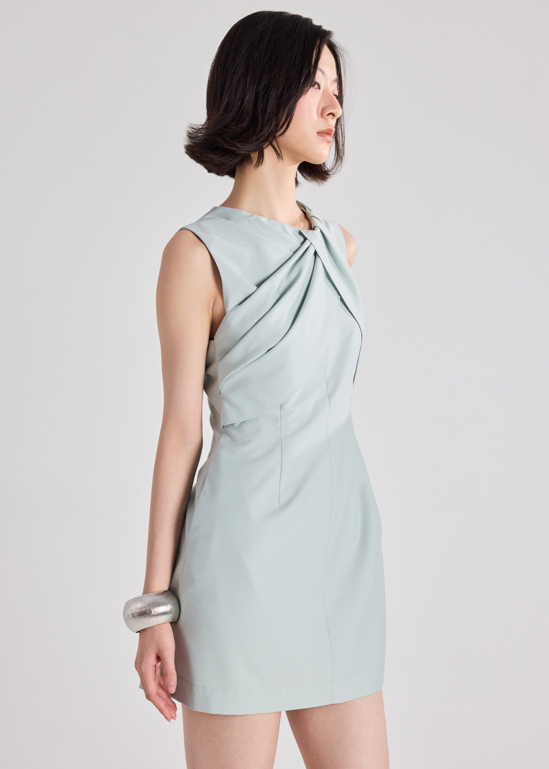 Jisoo Cool-Touch Suiting Dress - Image 7