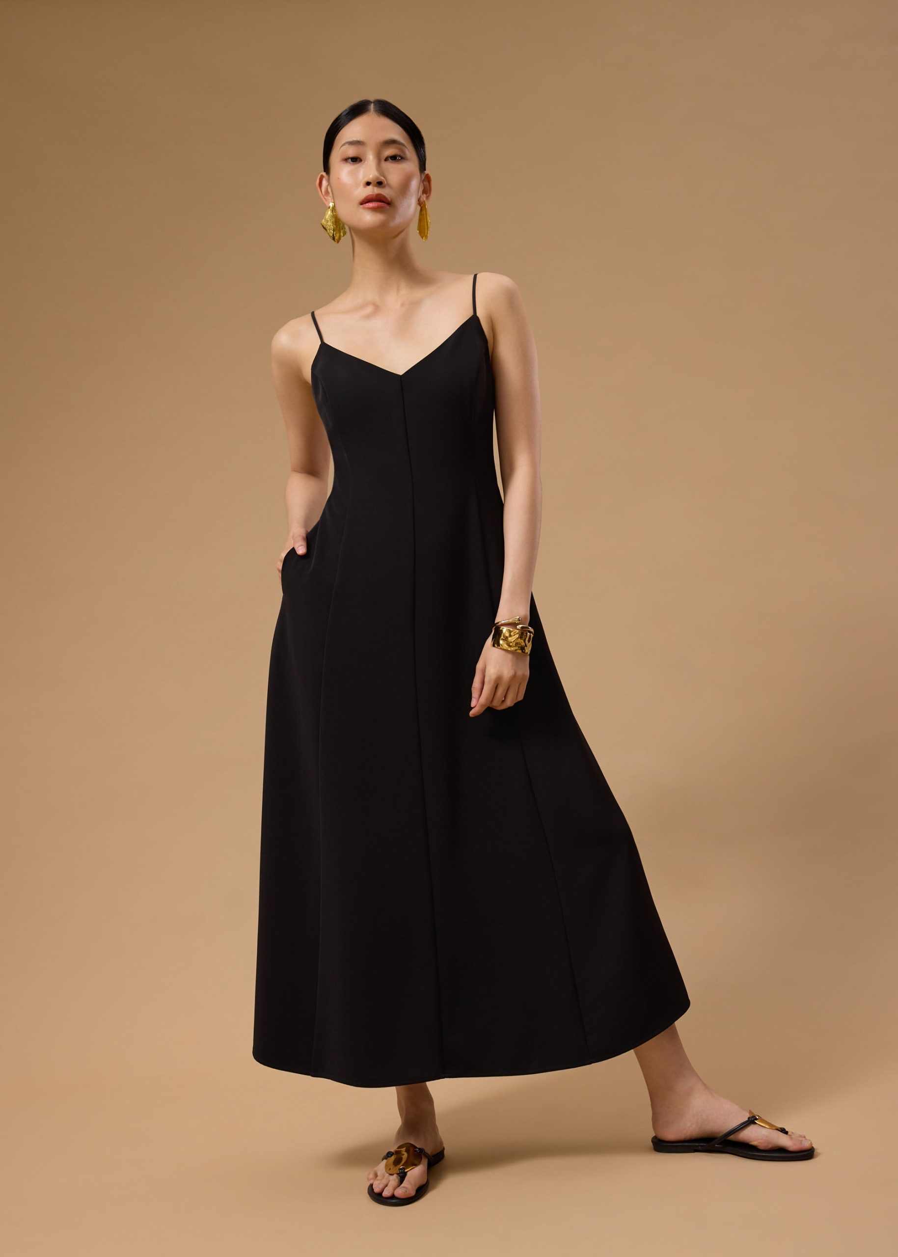 BraFree by LB Mara Panelled A-line Maxi Dress