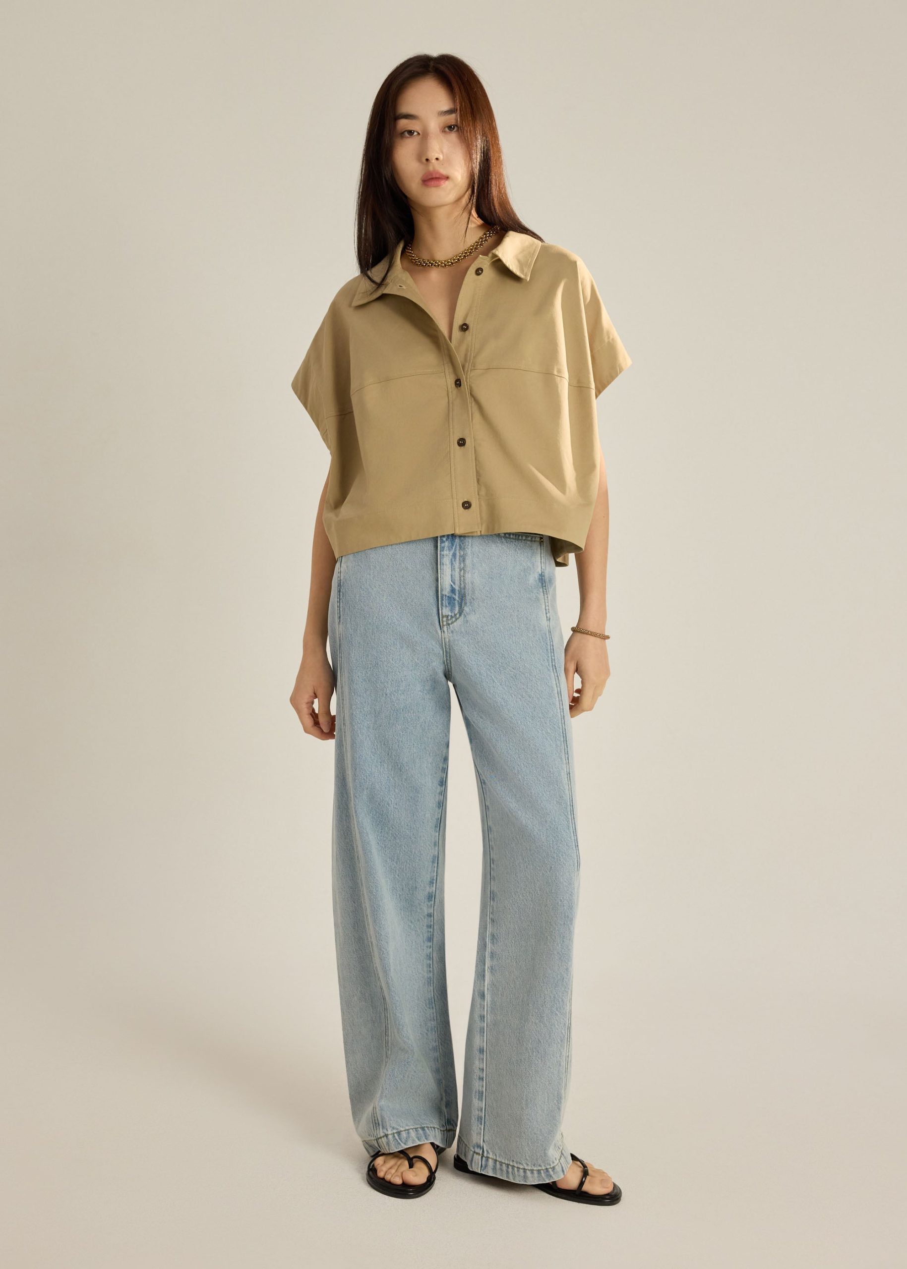 Oversized Button Down Shirt - Image 13