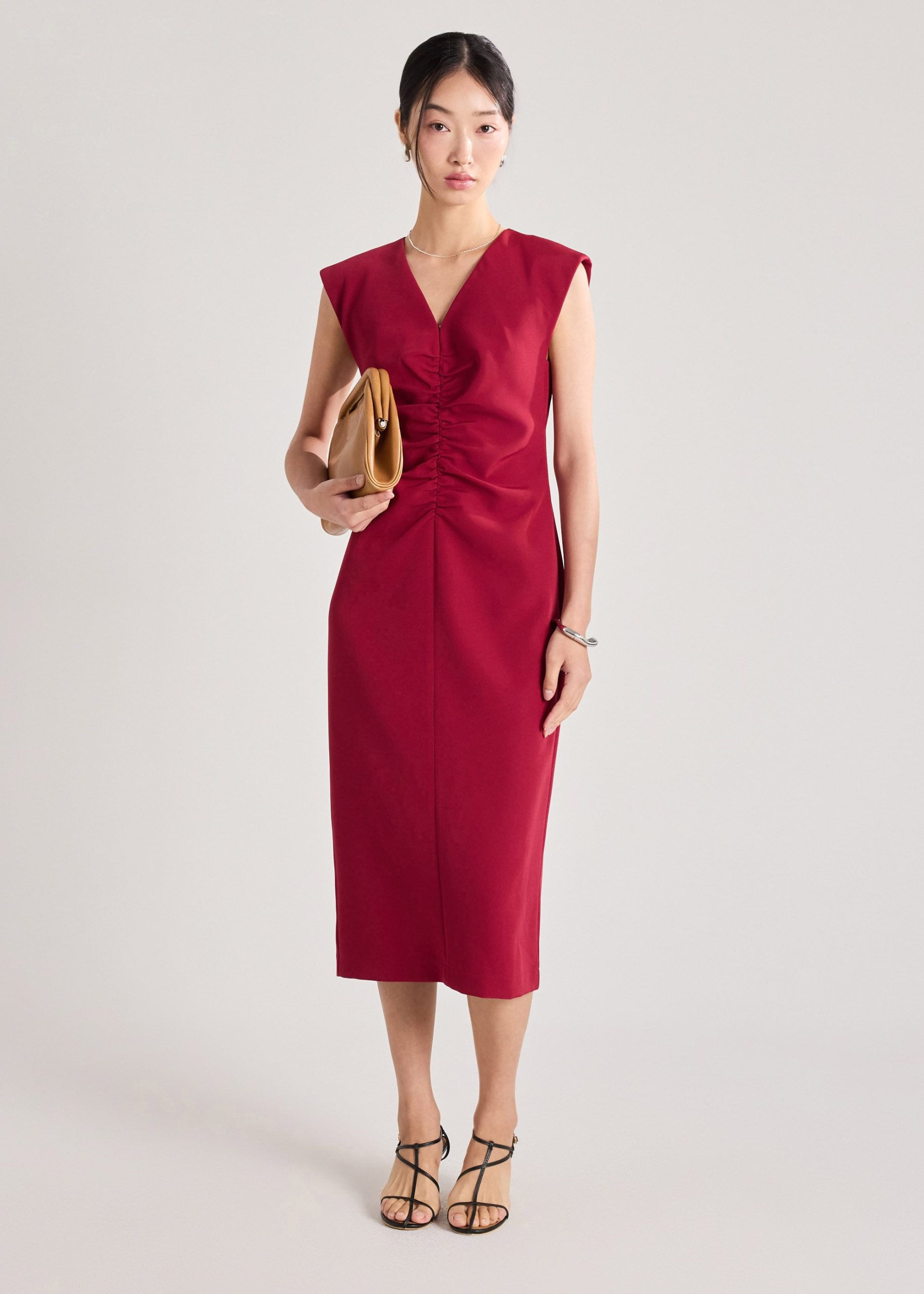 Ruched Column Dress - Image 9