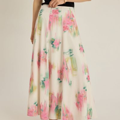 Flare Skirt in Summer Haze