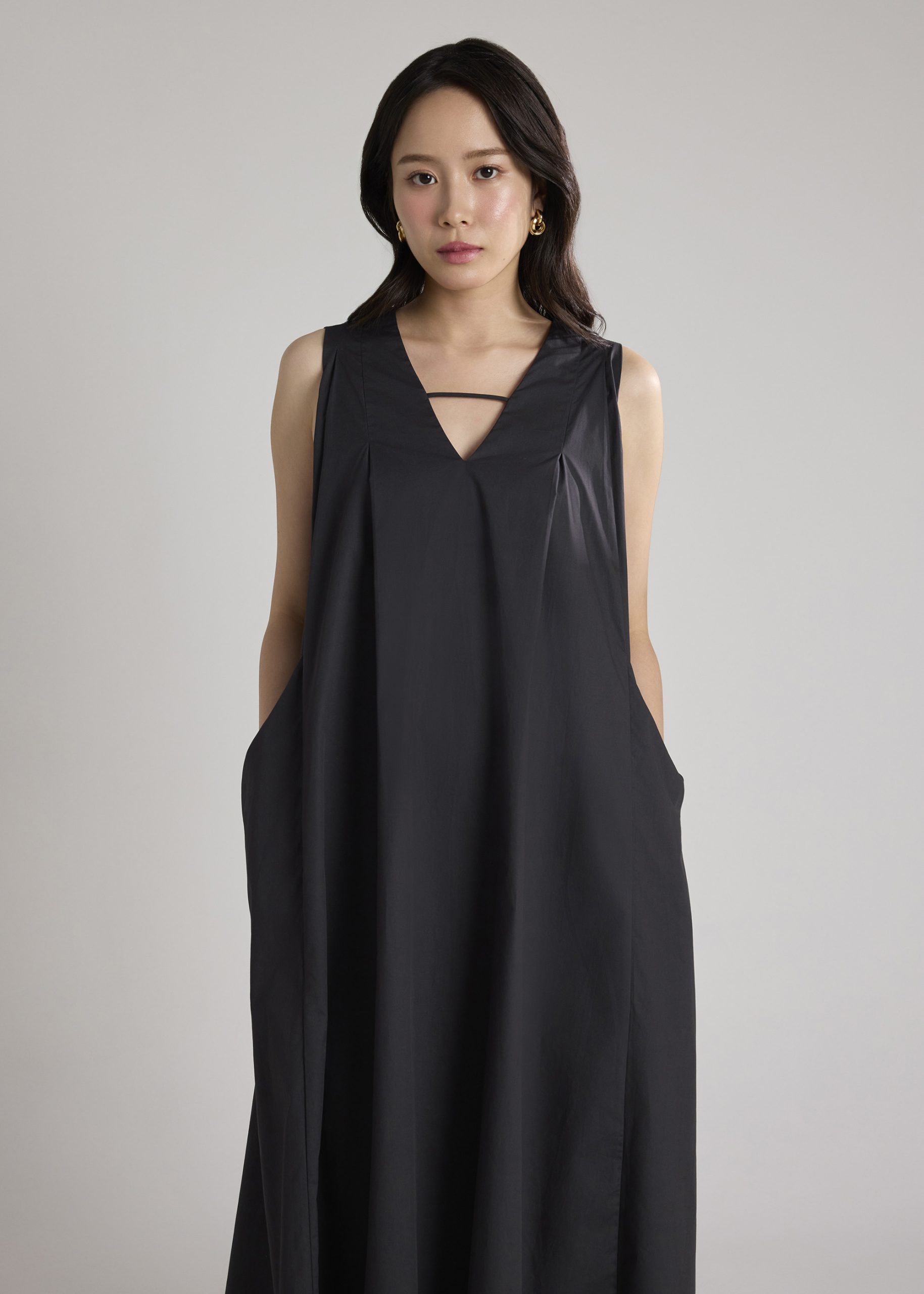 Cotton Trapeze Dress - Image 9