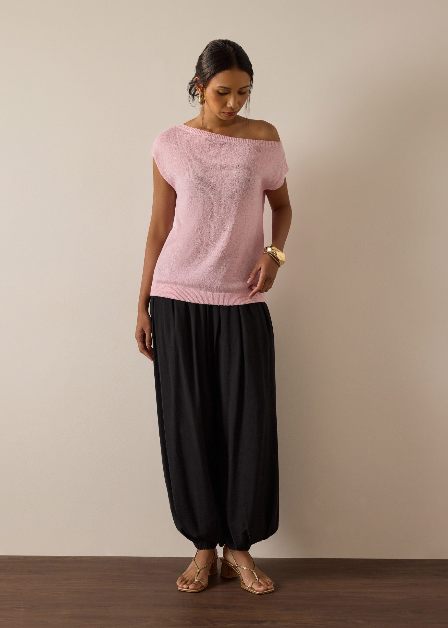 Knit Relaxed Long Top - Image 7