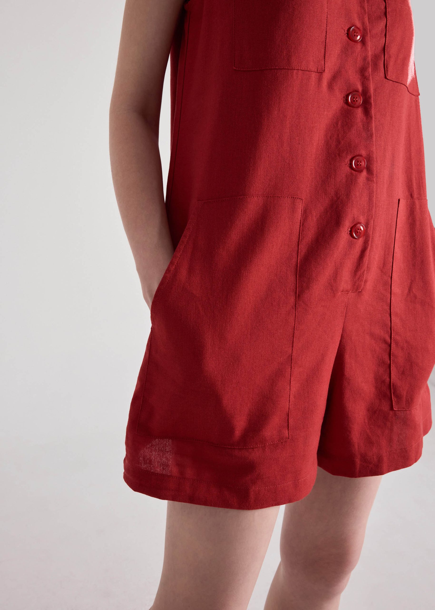 Patch Pocket Romper - Image 13