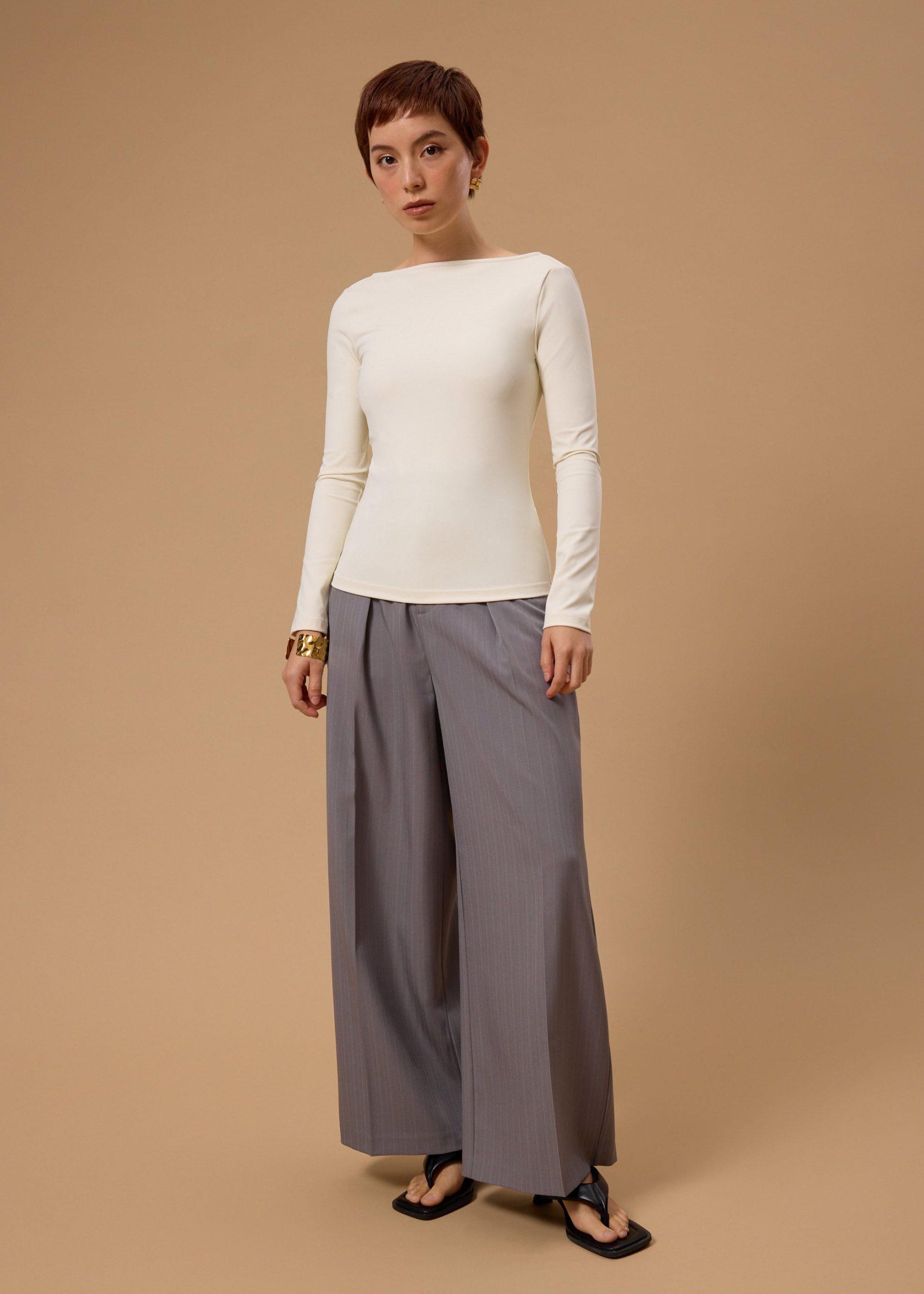 BraFree by LB Xinyi Jersey Boat Neck Fitted Tee - Image 12