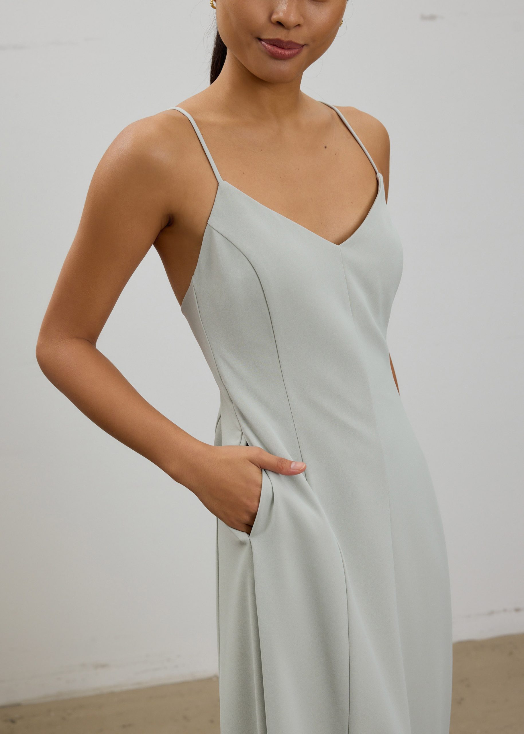 BraFree by LB Mara Panelled A-line Maxi Dress - Image 9