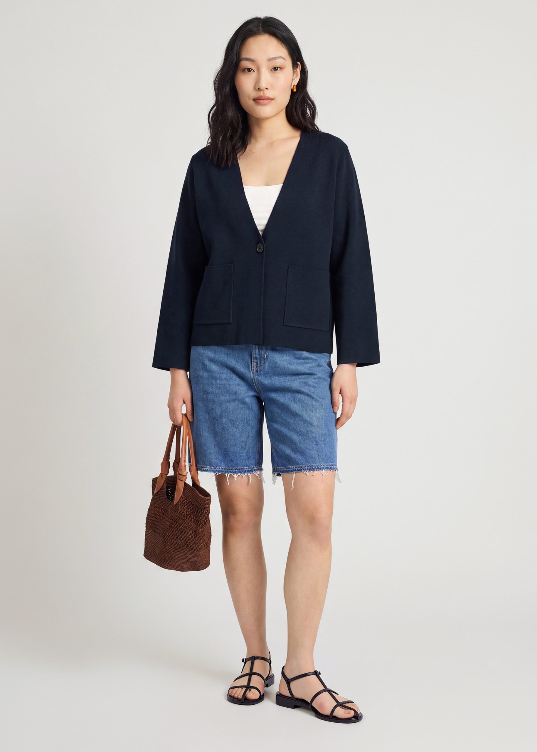 Knit Long Cardigan - Image 8