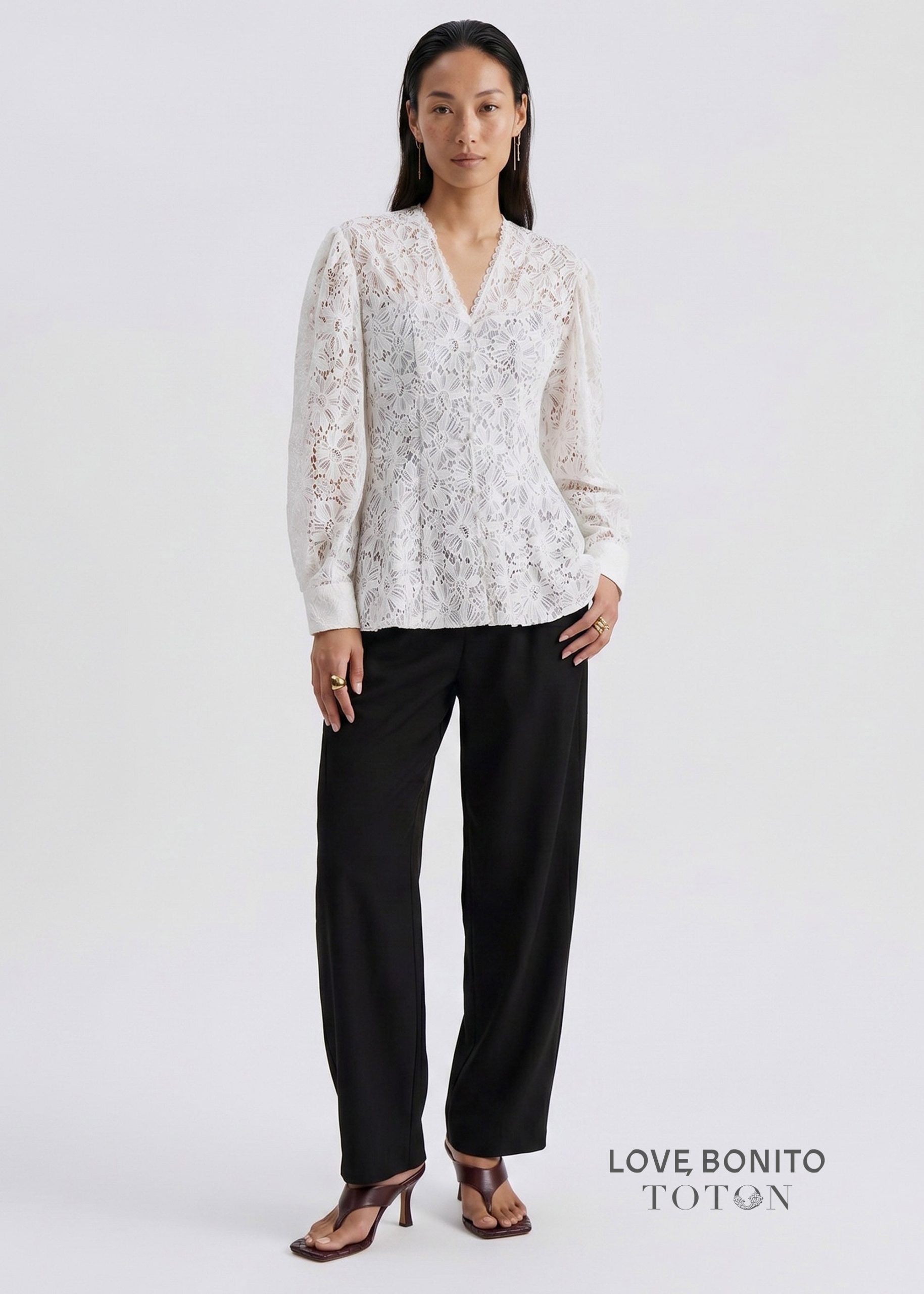 Love, Bonito x TOTON RuchedReady® Lace Kebaya Top - Image 14