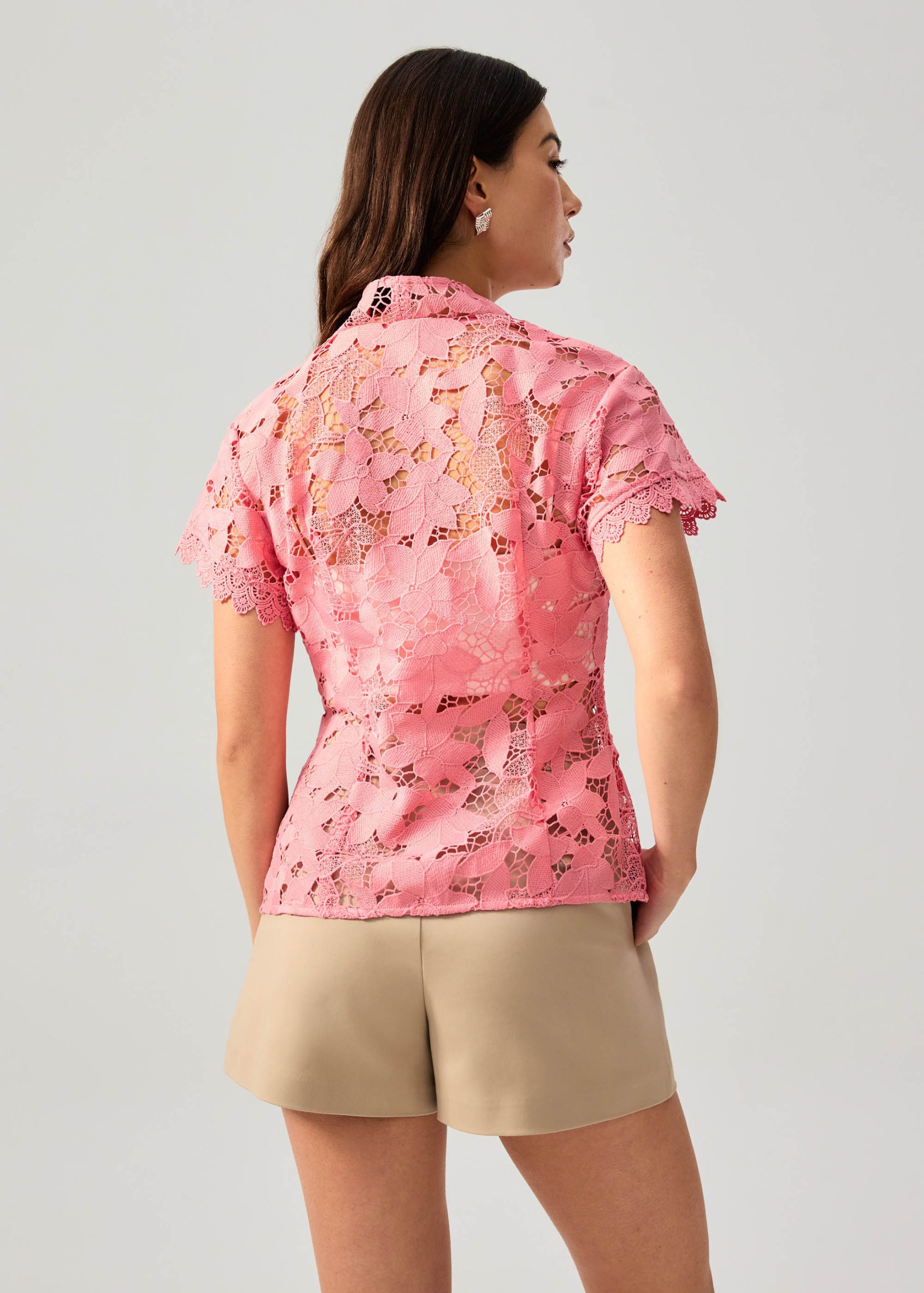 Floral Lace Kebaya Top - Image 15