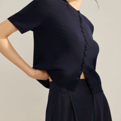 Dawn Scallop Edge Knit Cardigan