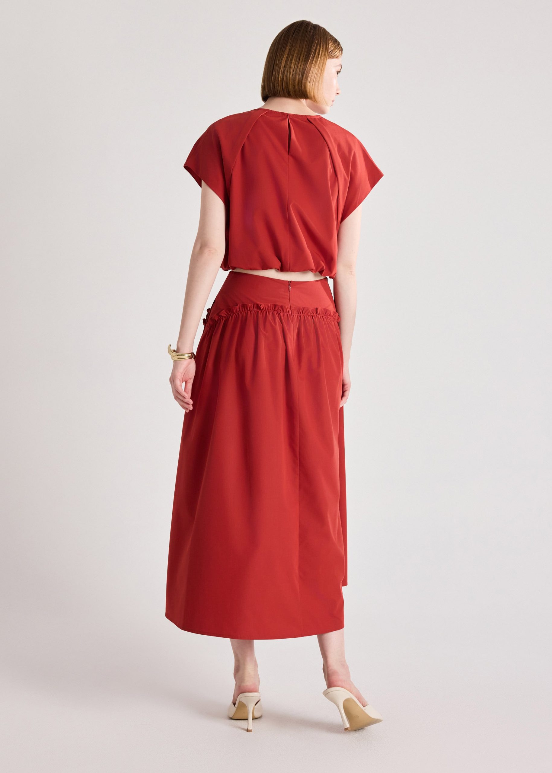 Poplin Balloon Crop Top - Image 11
