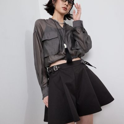Georgette Cargo Jacket