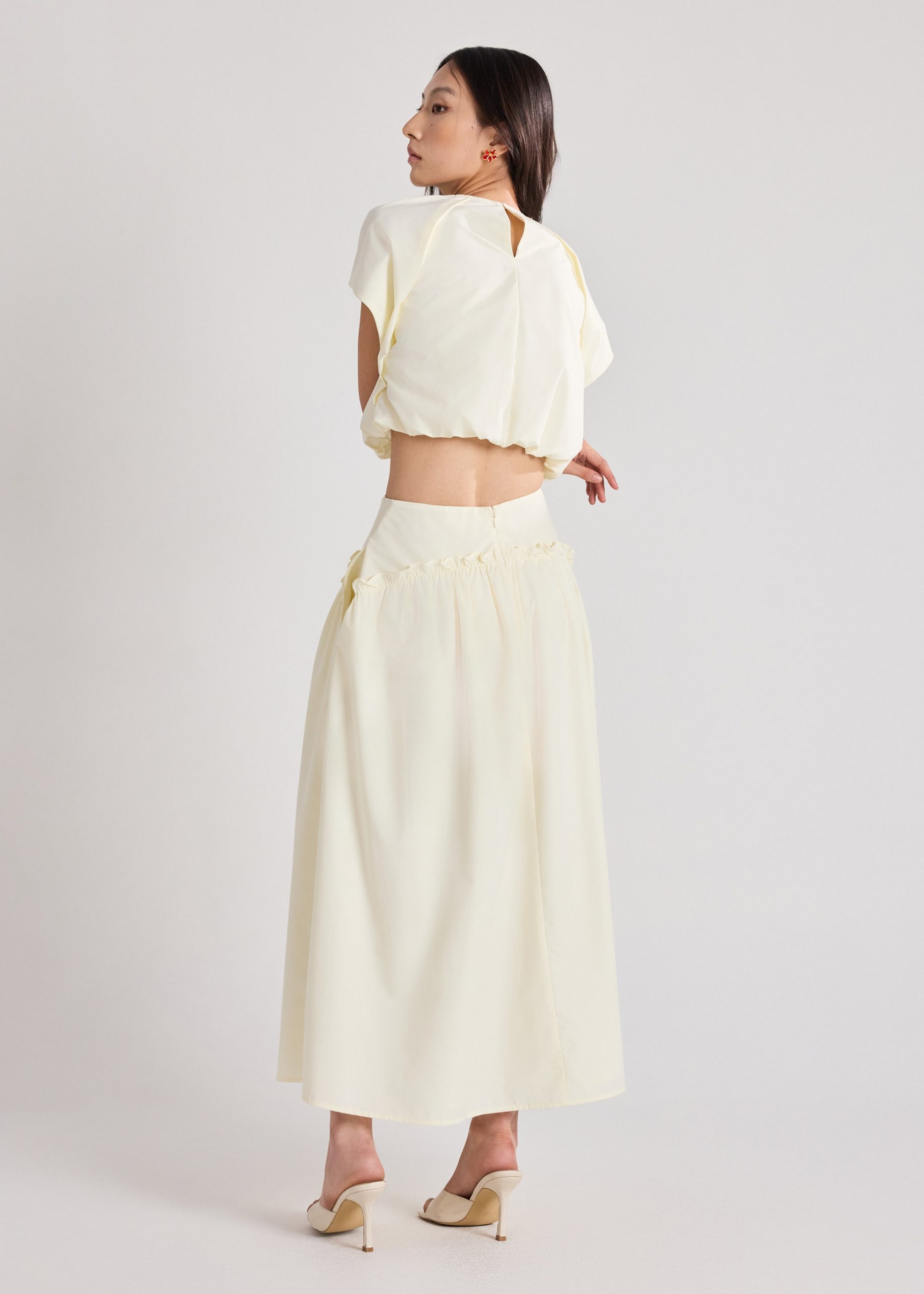 Poplin Floor Length Skirt - Image 3