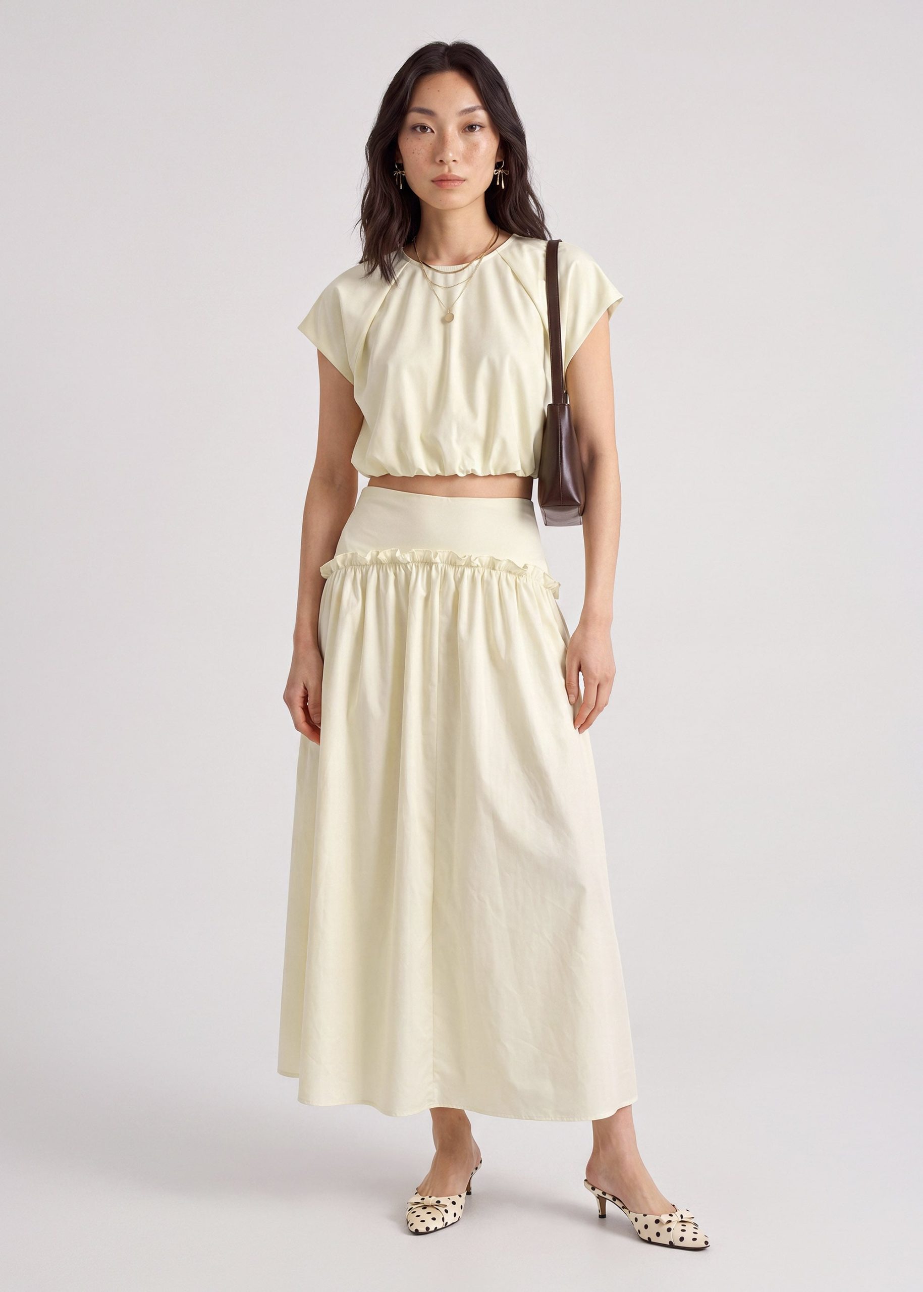 Poplin Floor Length Skirt - Image 2
