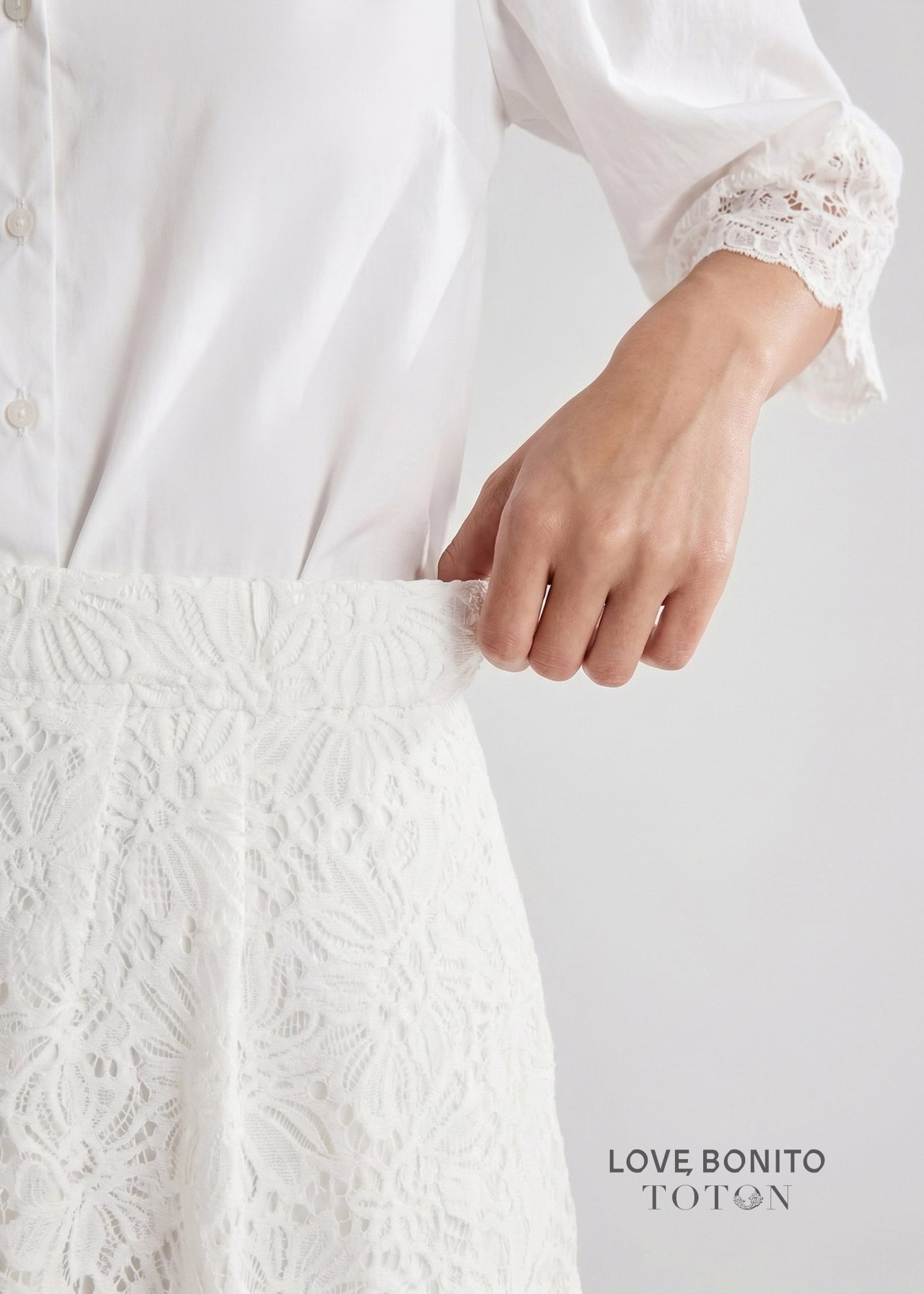 Love, Bonito x TOTON Lace Cocoon Skirt - Image 15