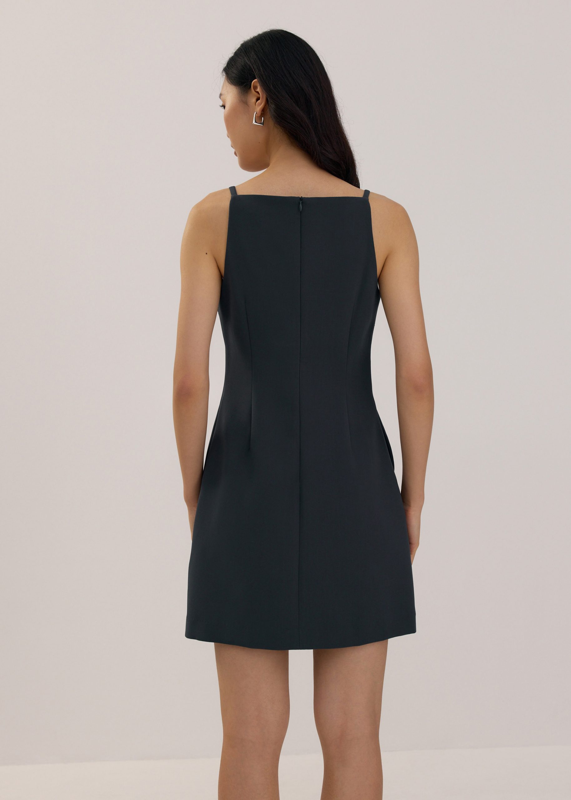Boat Neck Shift Mini Dress - Image 8