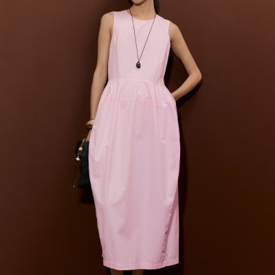 Poplin Cocoon Dress