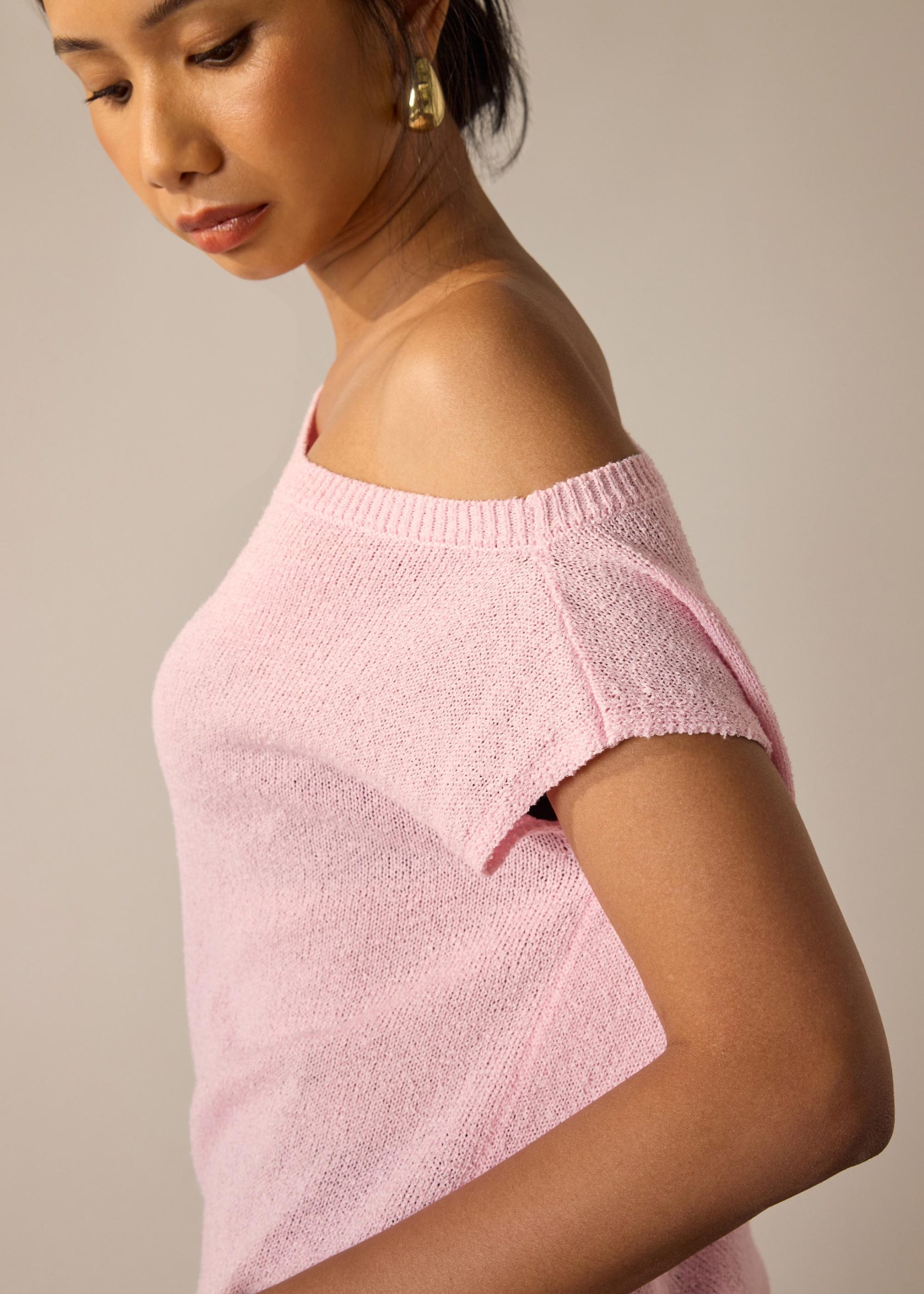 Knit Relaxed Long Top - Image 8