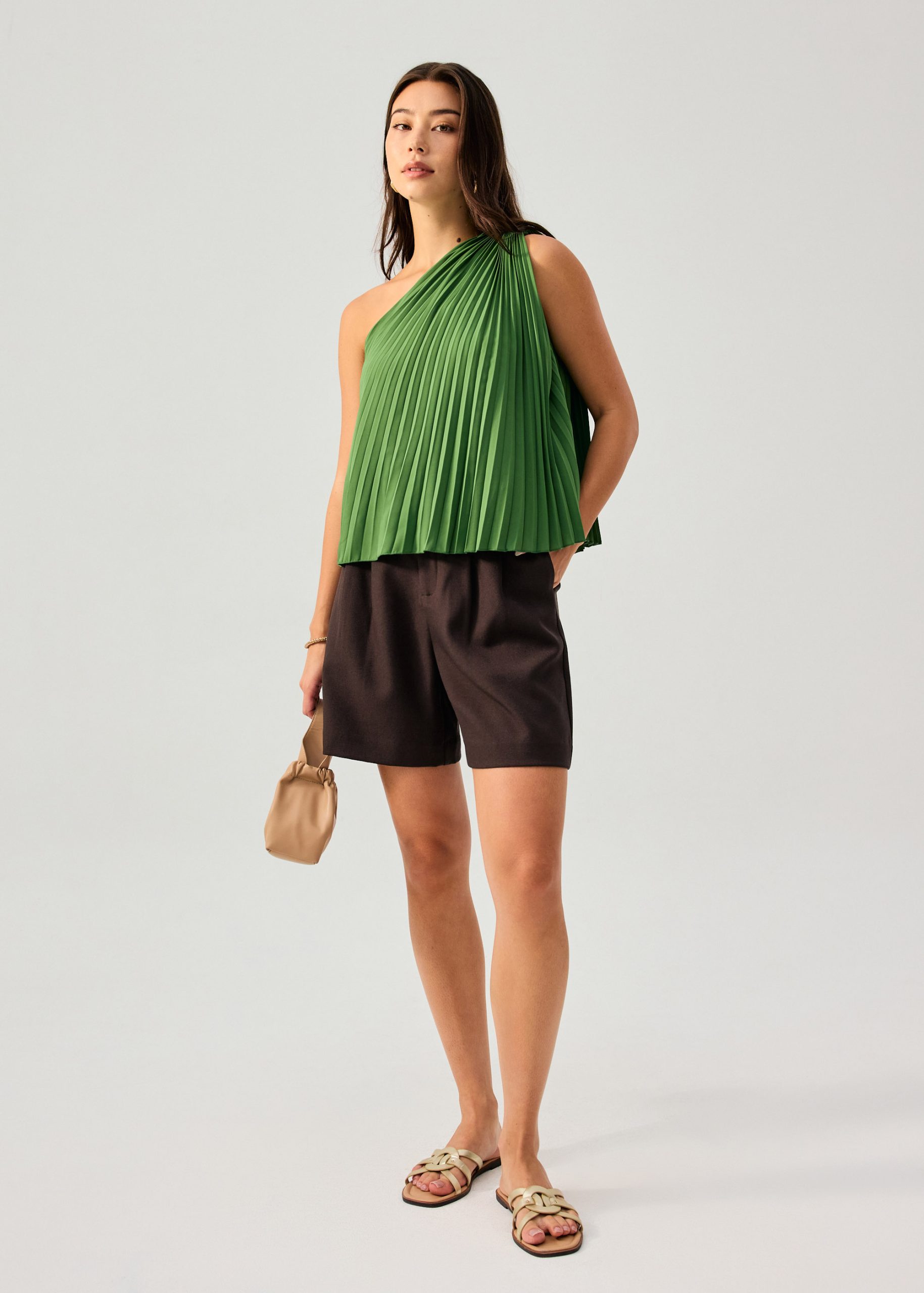 Wei Sunray Pleated Toga Top - Image 37