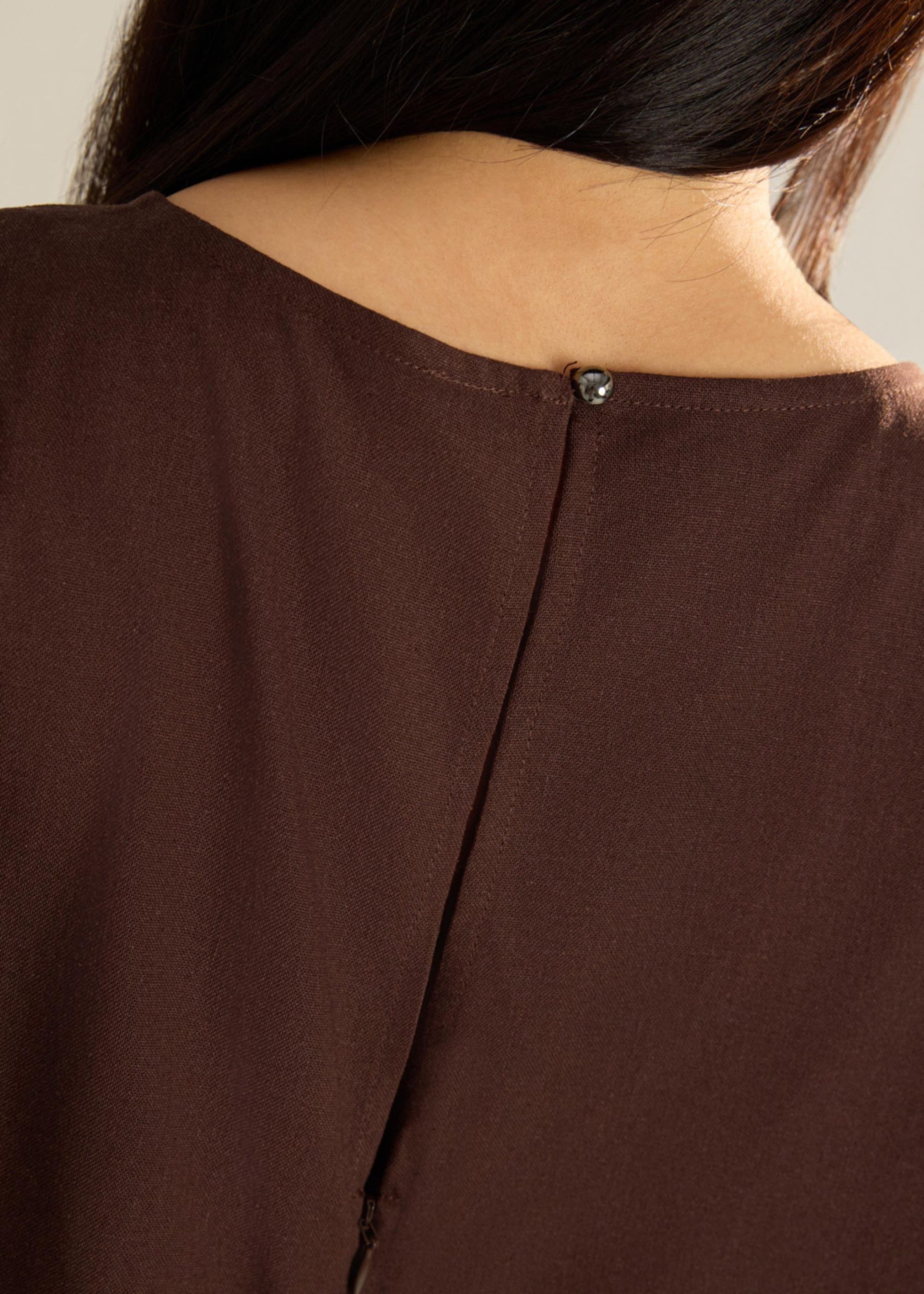 Linen Wide Leg Jumpsuit - Image 12