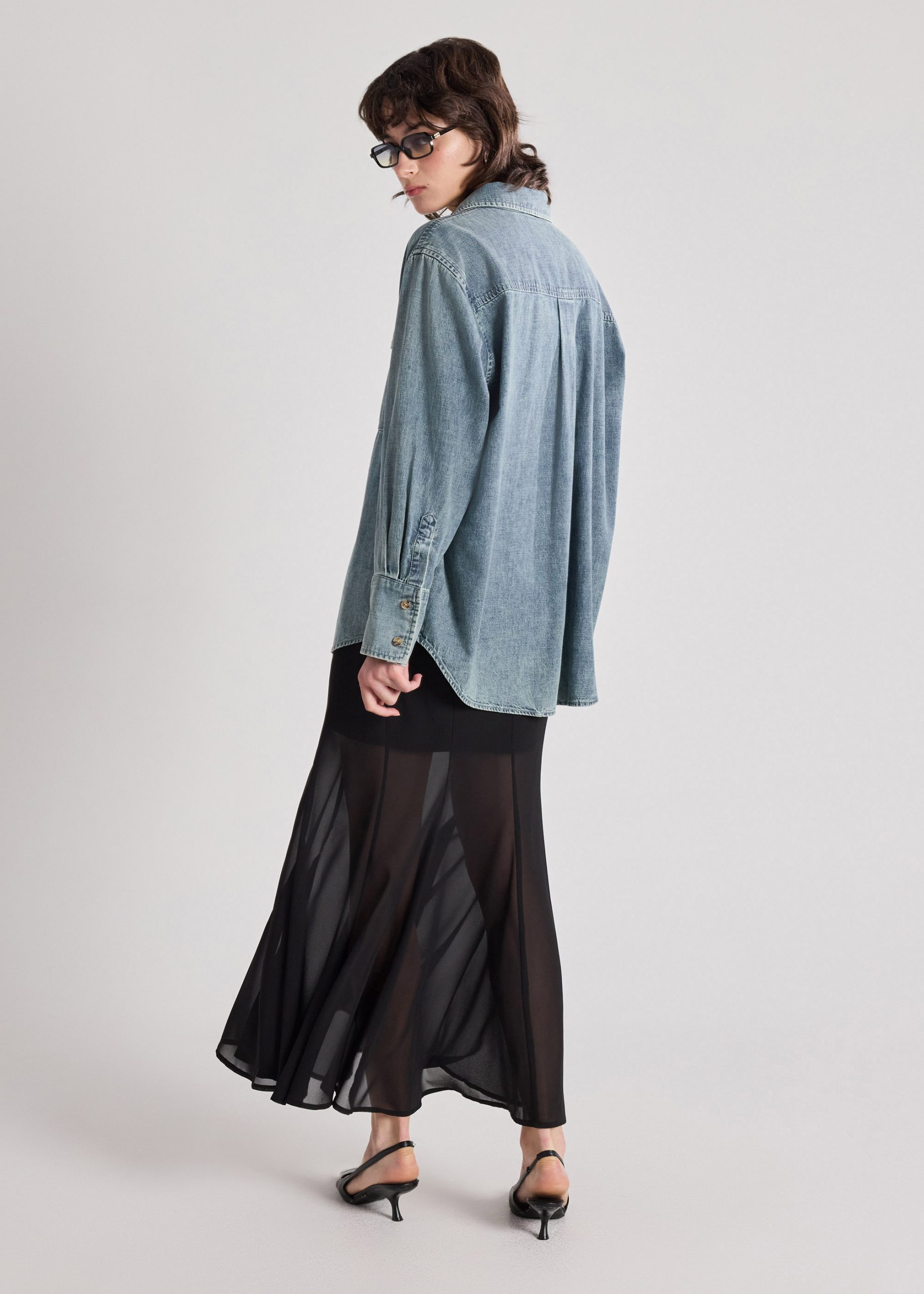 Oversized Denim Shirt - Image 10