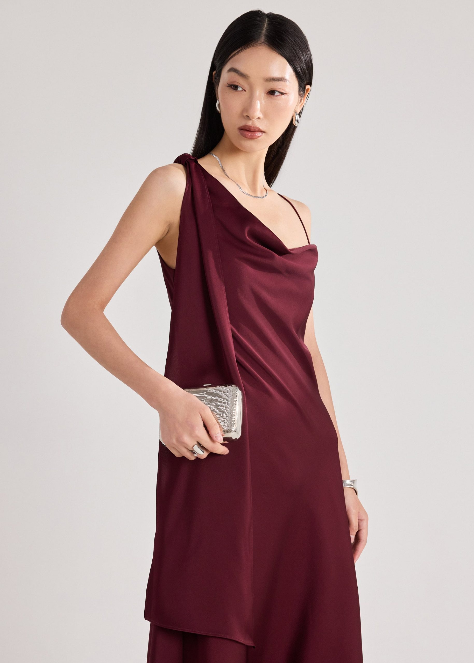 BraFree by LB Multi-way Satin Bias Cut Dress - Image 11