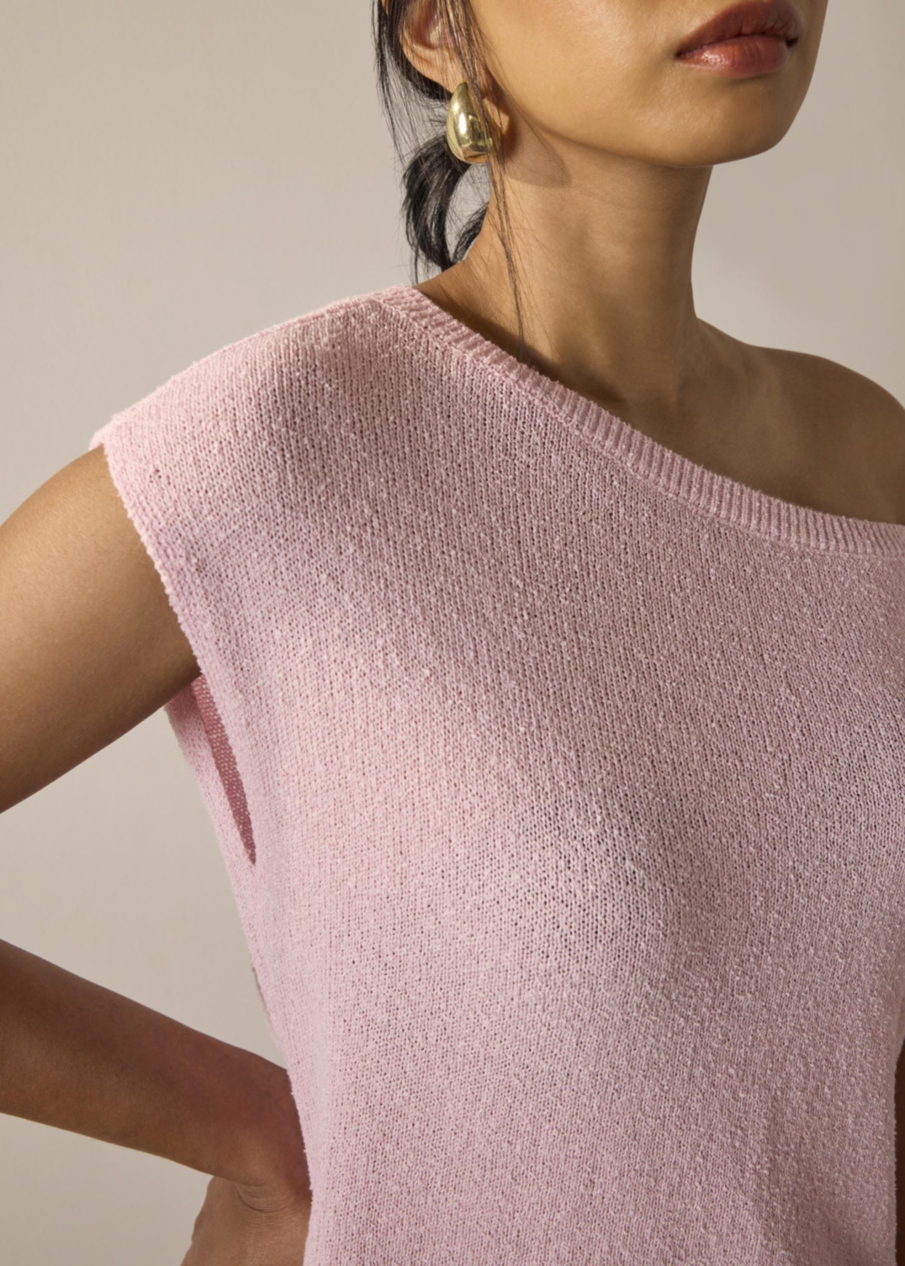 Knit Relaxed Long Top - Image 9