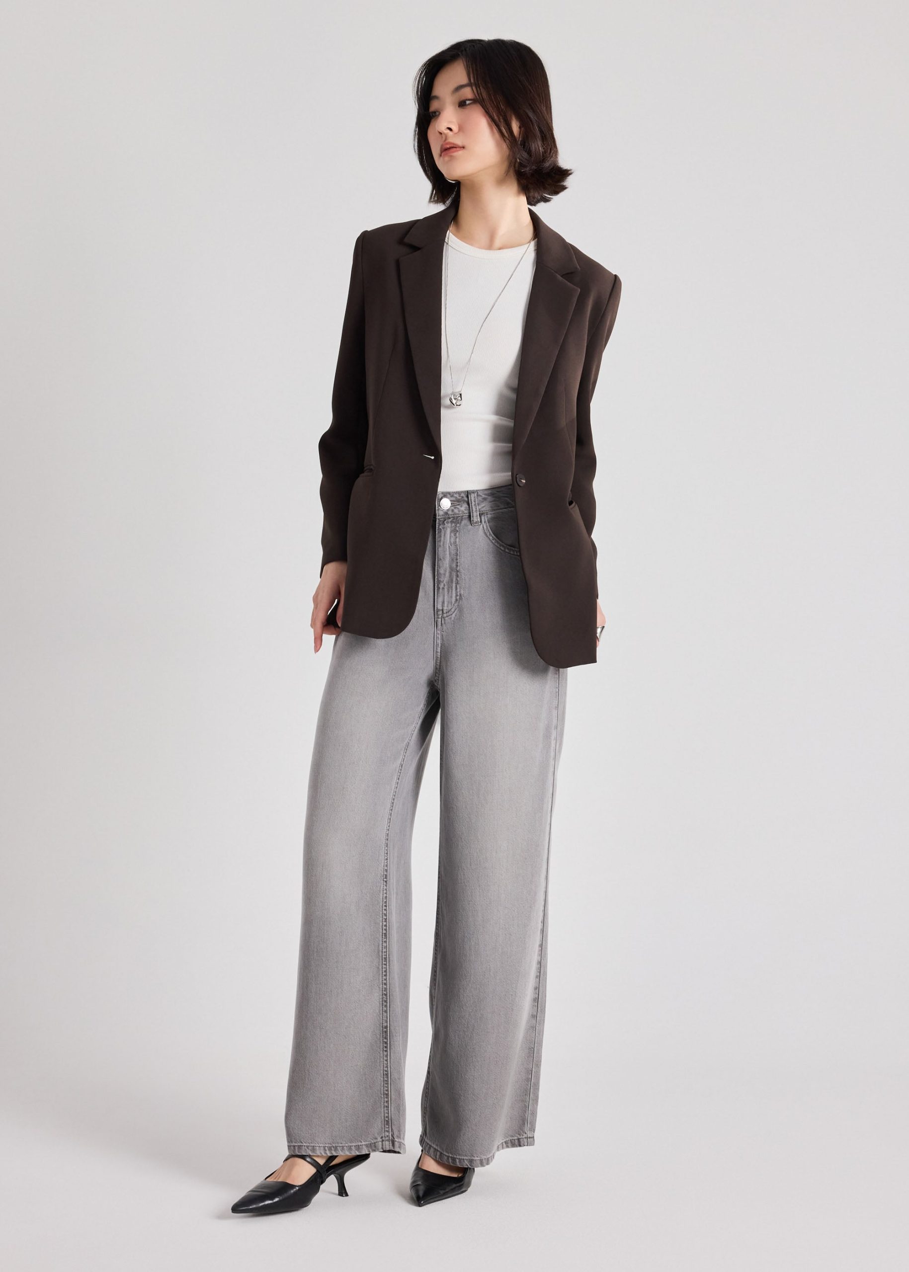 Rachel RuchedReady® Crepe Blazer - Image 2