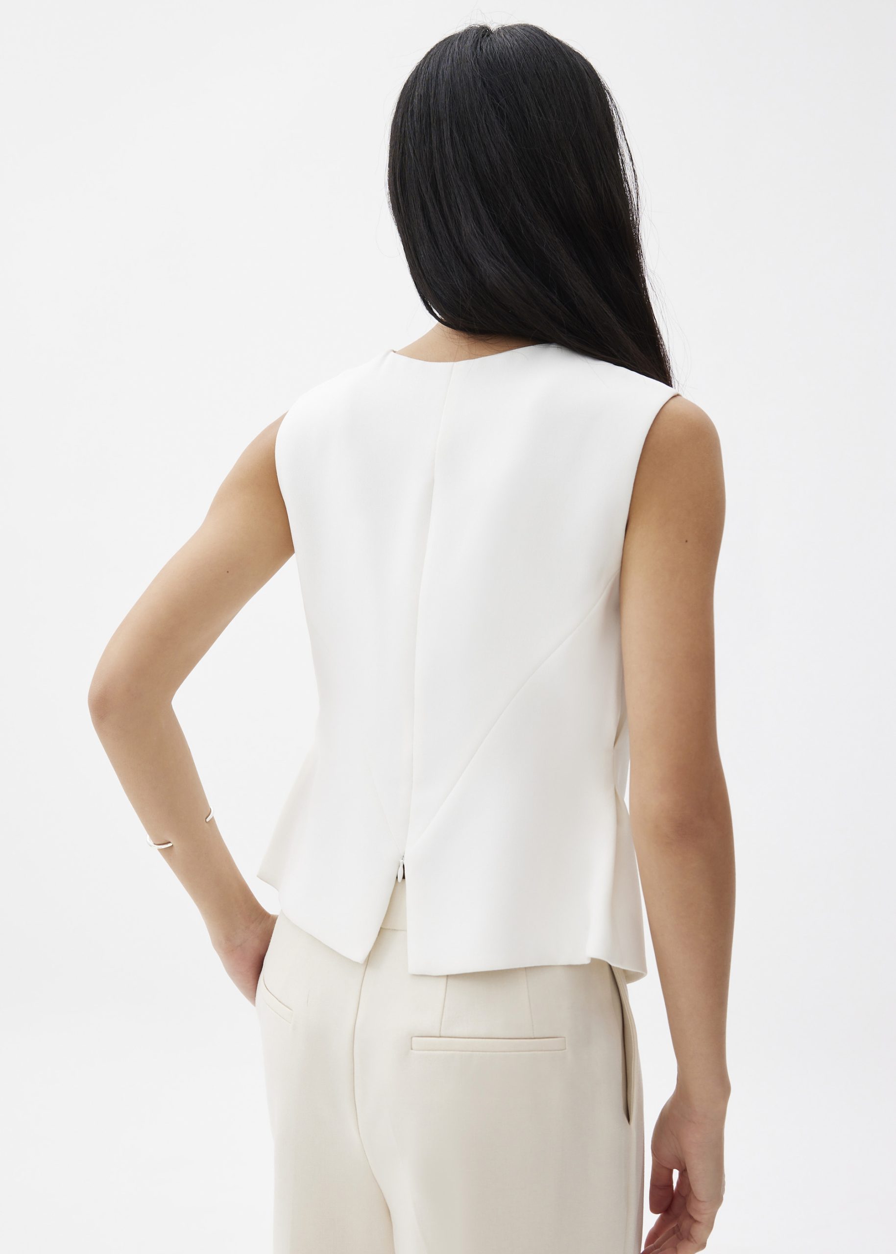 Mae Tailored Cross Over Top - Image 12