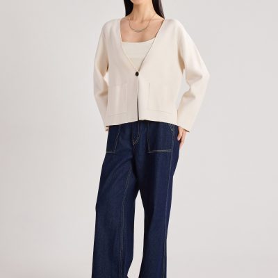 Knit Long Cardigan